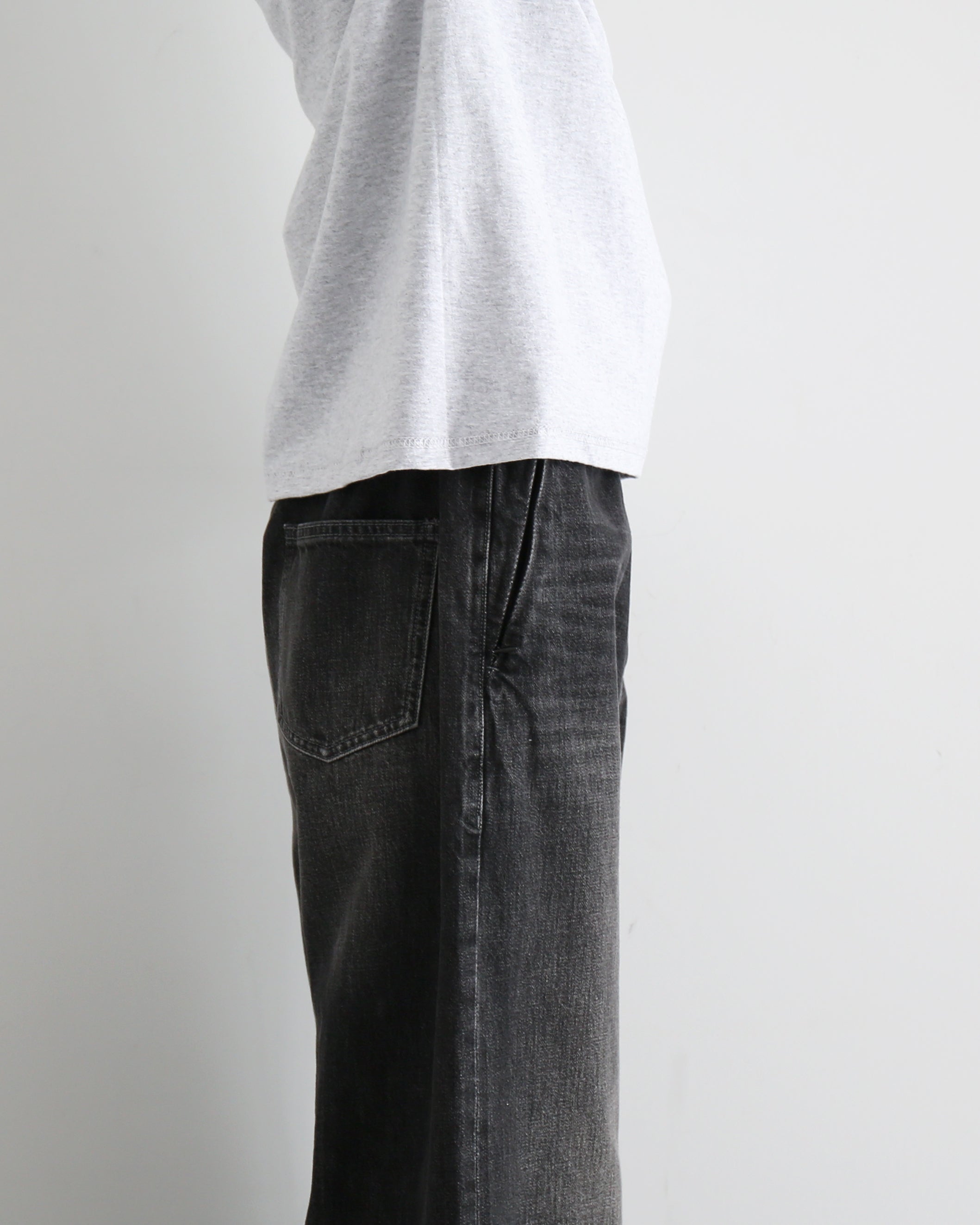 KAIKO The denim loose fit vintage "BLACK"