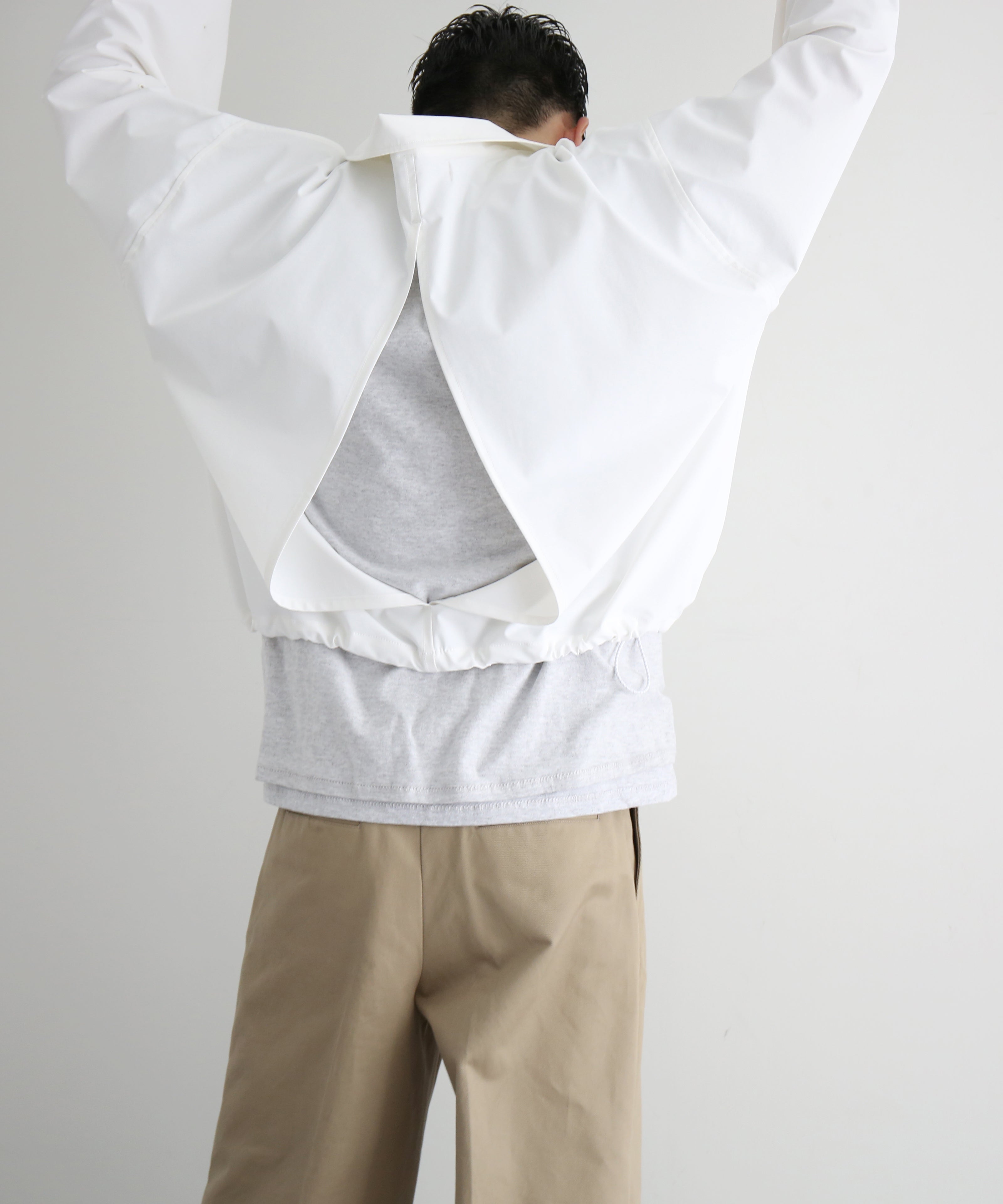 ABELIA EDOWARD GOUCHA Swim stuff jumper "WHITE"