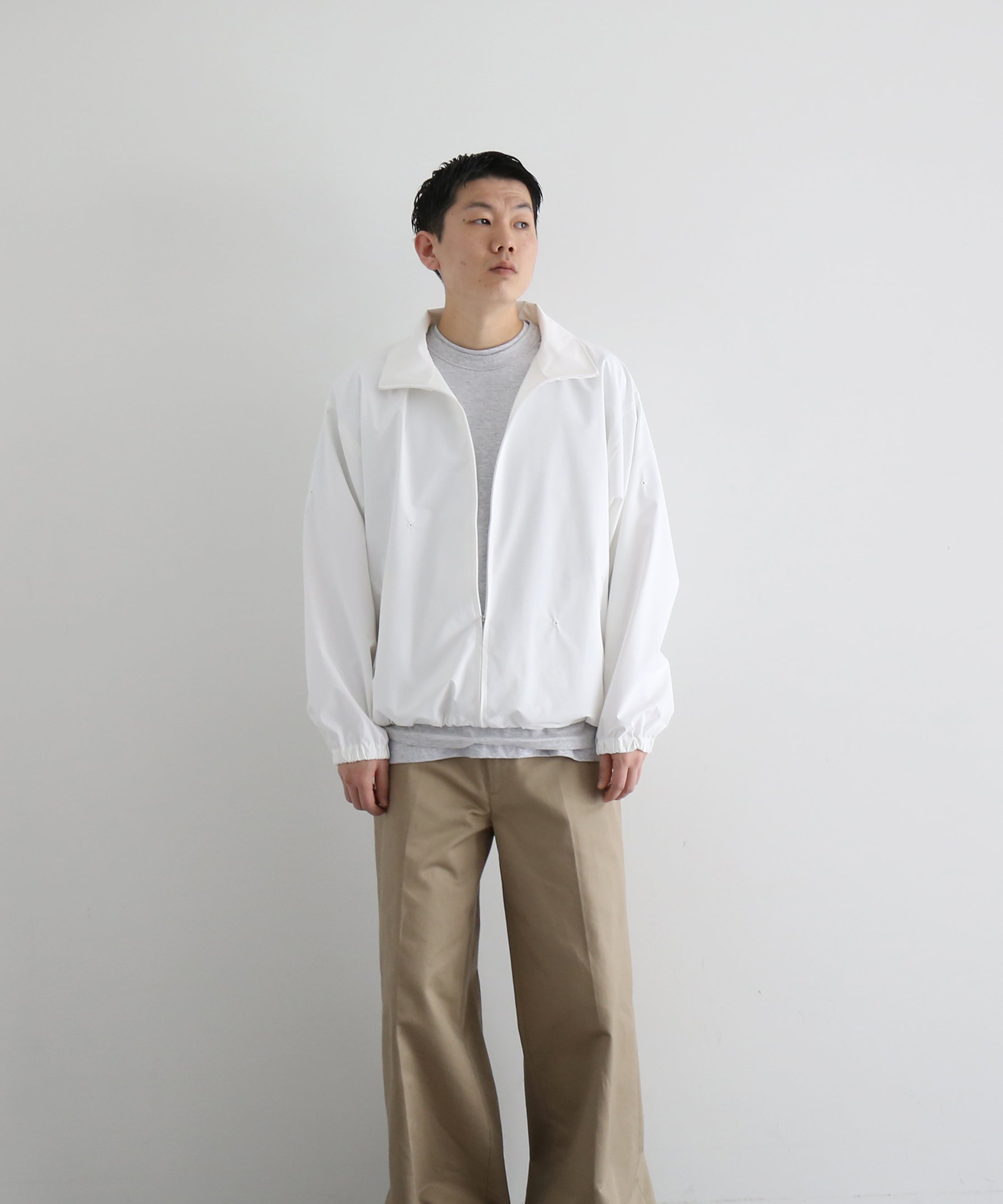 ABELIA EDOWARD GOUCHA Swim stuff jumper "WHITE"