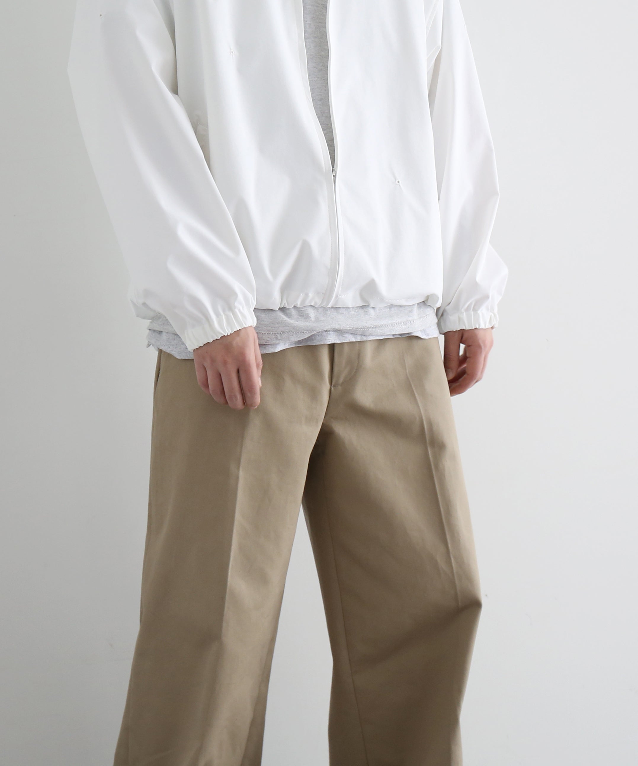 ABELIA EDOWARD GOUCHA Swim stuff jumper "WHITE"