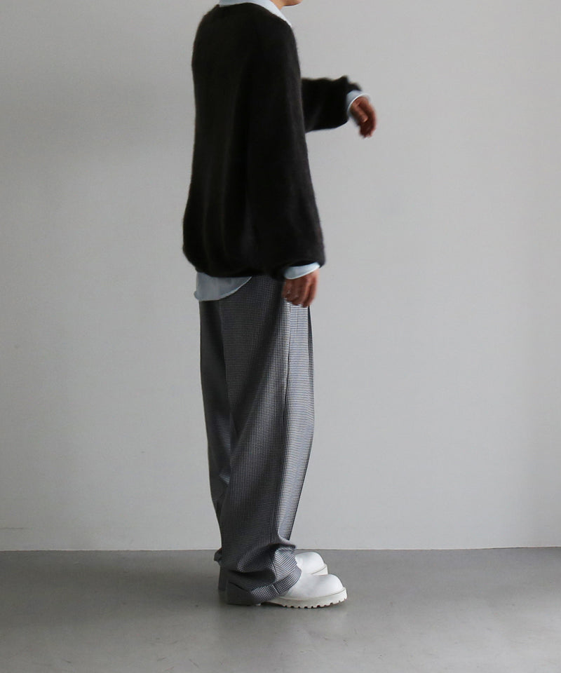 URU V neck knit "M.GRAY"