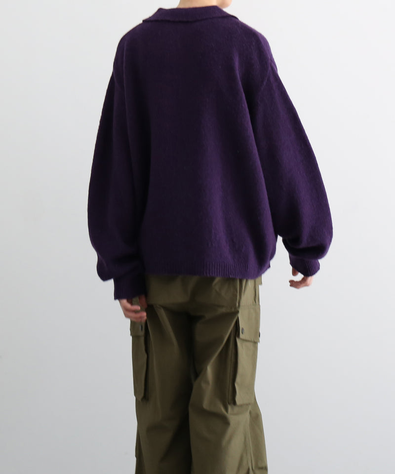 URU Knit cardigan "PURPLE"