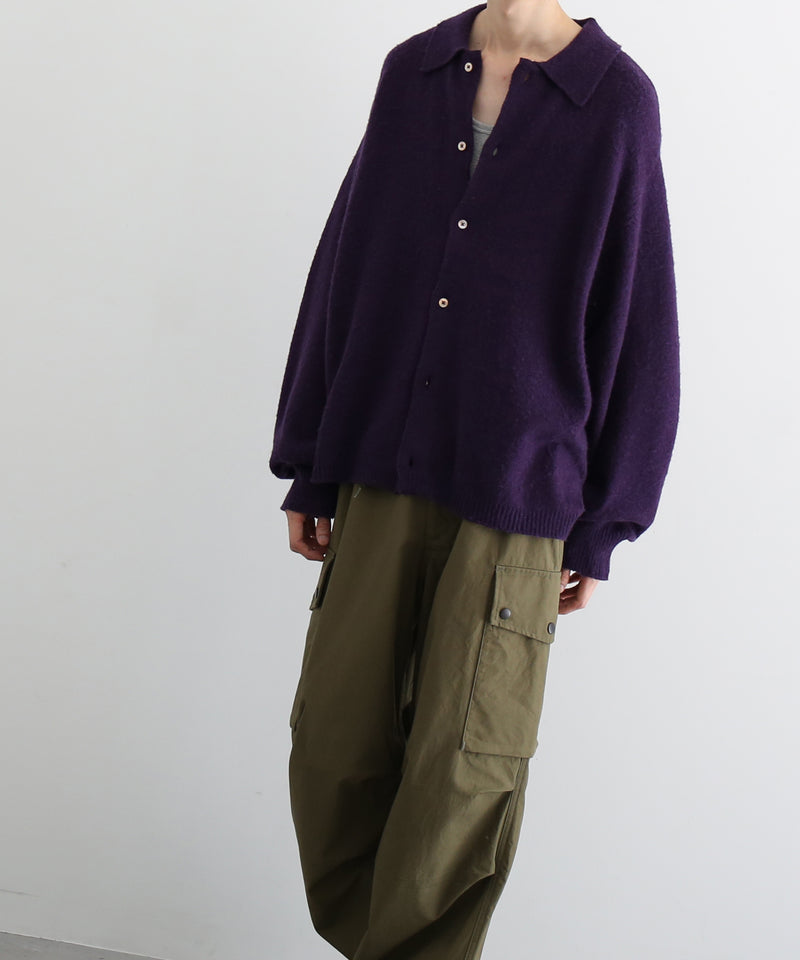 URU Knit cardigan "PURPLE"