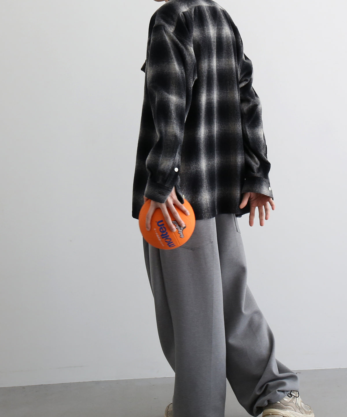COTTON PAN Schaaf l/s oakland型 "BLACK×WHITE"