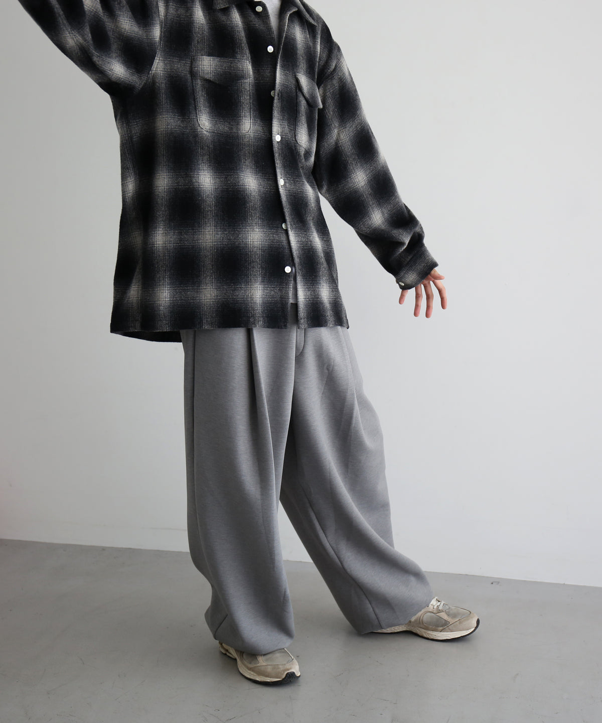 COTTON PAN Schaaf l/s oakland型 "BLACK×WHITE"