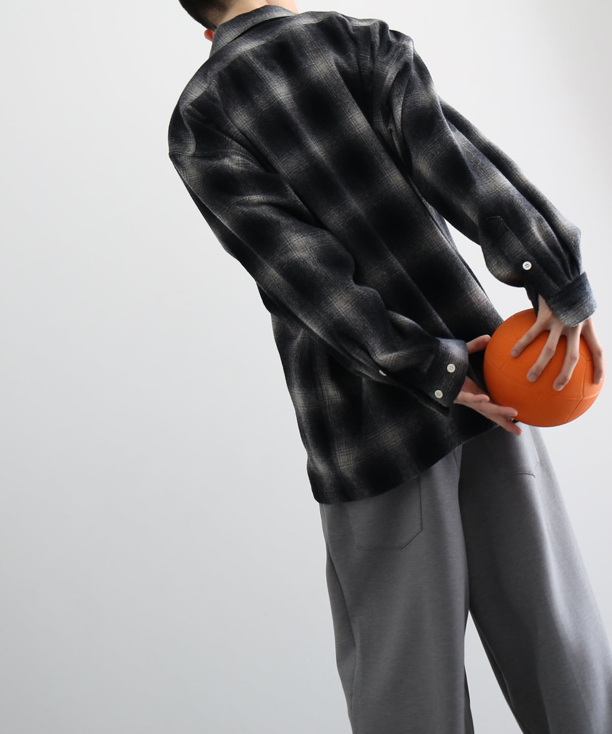 COTTON PAN Schaaf l/s oakland型 "BLACK×WHITE"