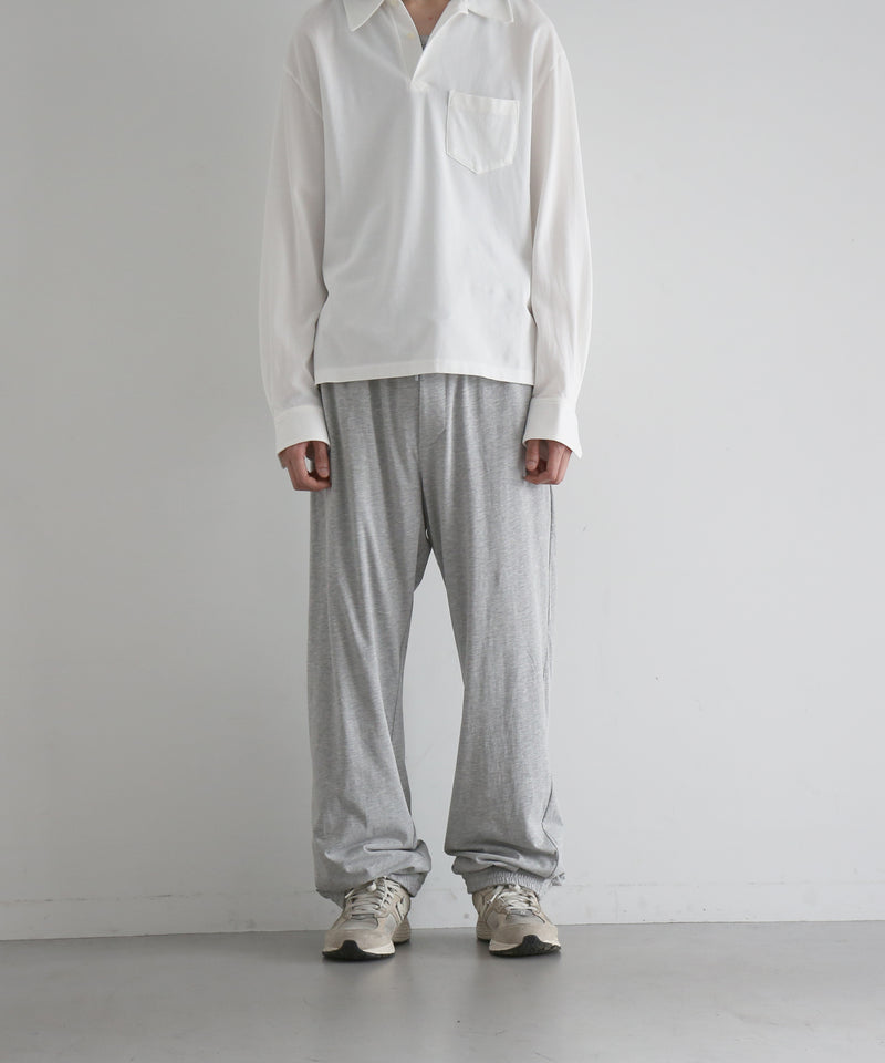 KAIKO Double loose easy pants "TOP GRAY"