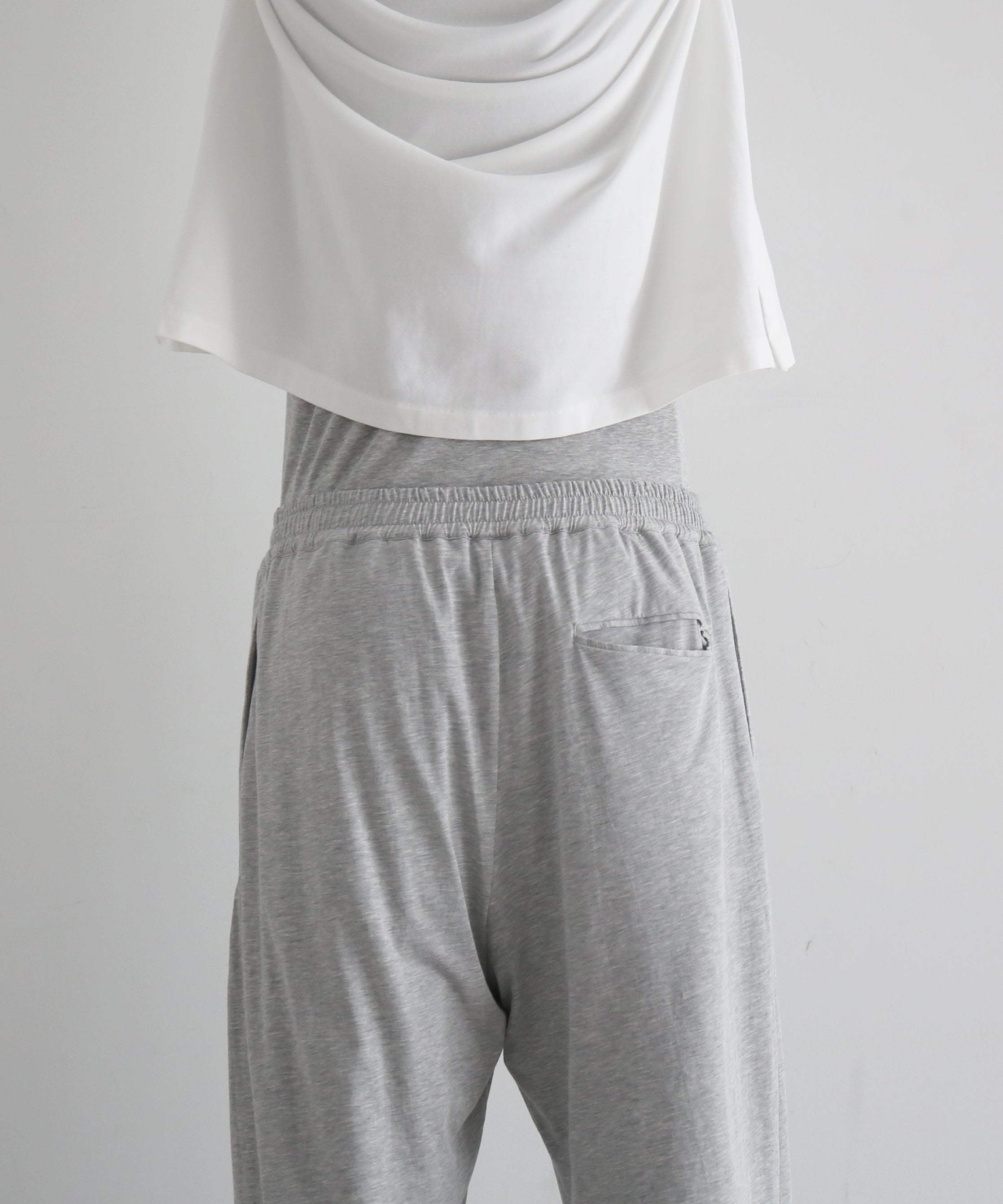 KAIKO Double loose easy pants "TOP GRAY"