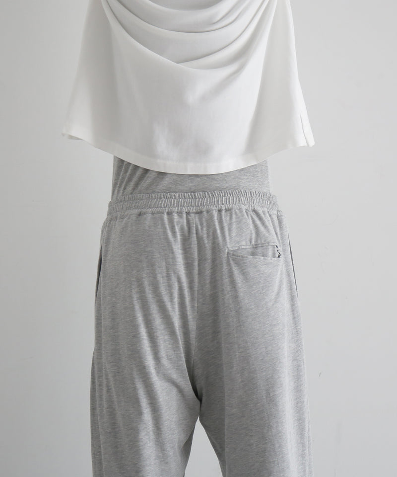 KAIKO Double loose easy pants "TOP GRAY"