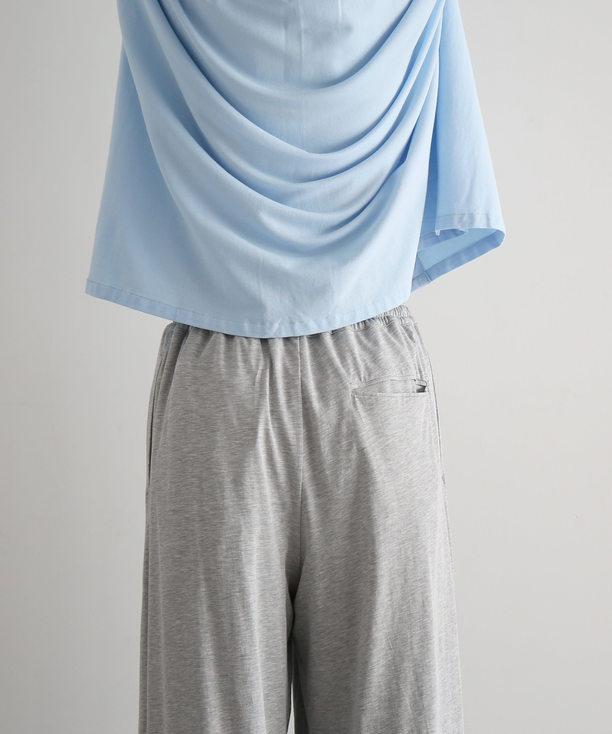 KAIKO Double wide easy pants "TOP GRAY"