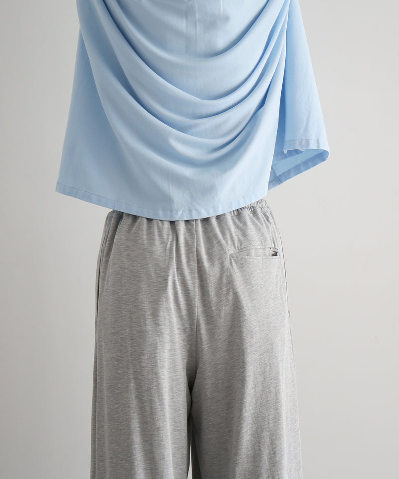 KAIKO Double wide easy pants "TOP GRAY"