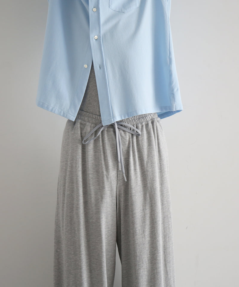 KAIKO Double wide easy pants "TOP GRAY"