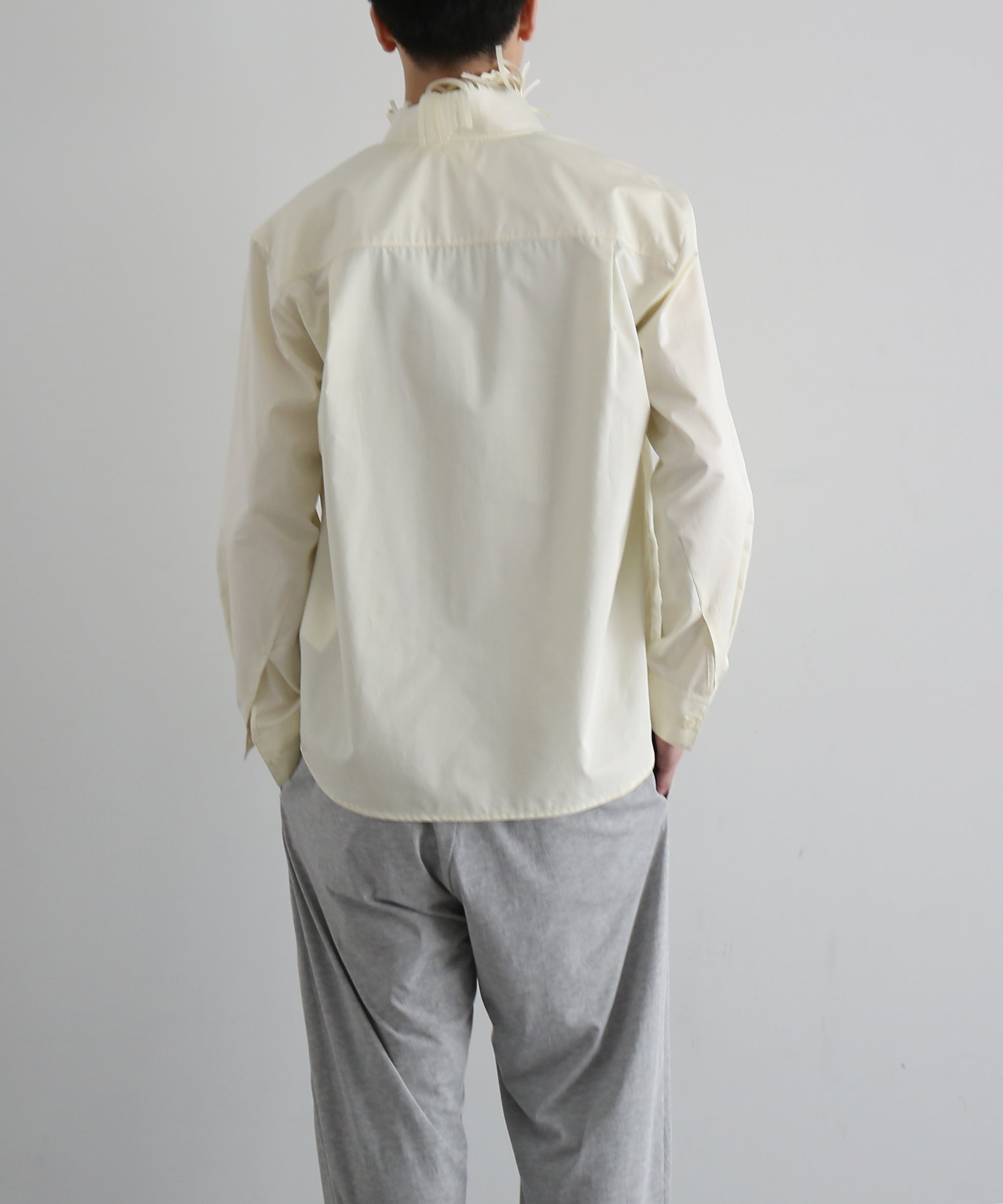POST ARCHIVE FACTION(PAF) Trimmed Shirt C "YELLOW"