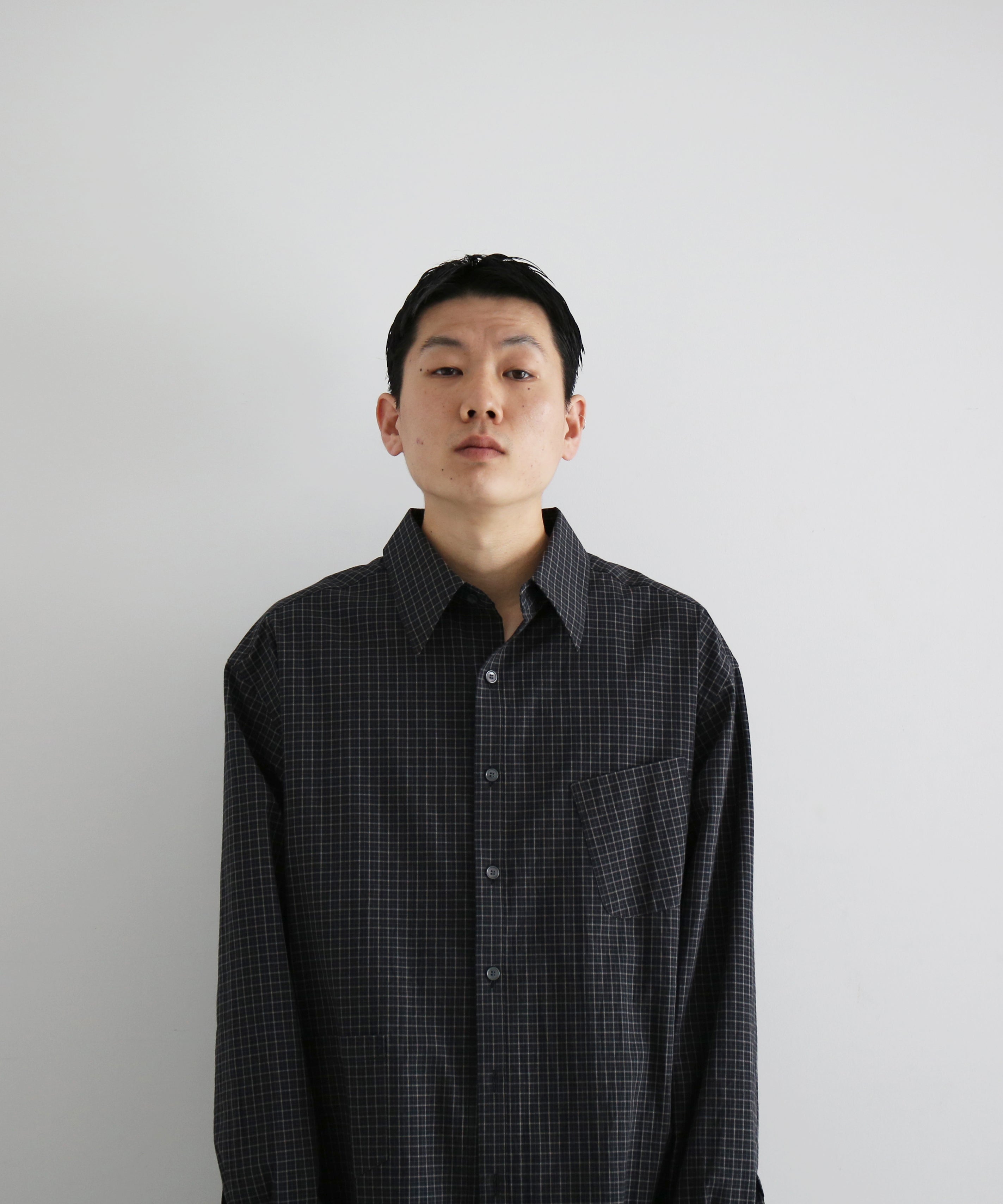 ABELIA EDOWARD GOUCHA Ordinary shirt  "BLACK"