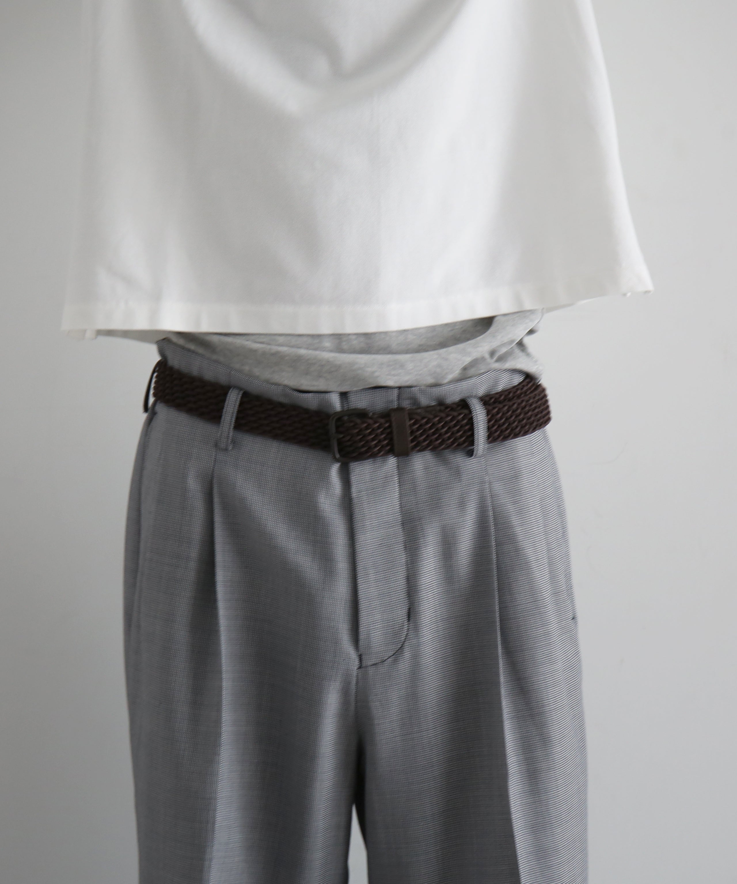 KAIKO Wool wide slacks "HOUNDTOOTH"