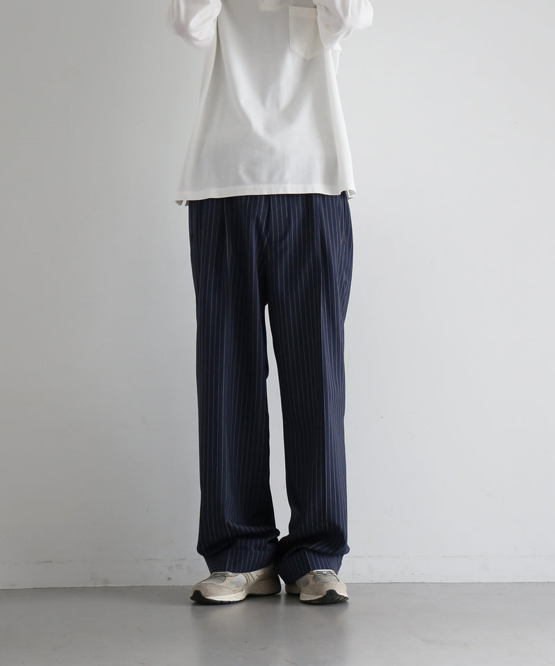 KAIKO Wool wide slacks "HOUNDTOOTH"