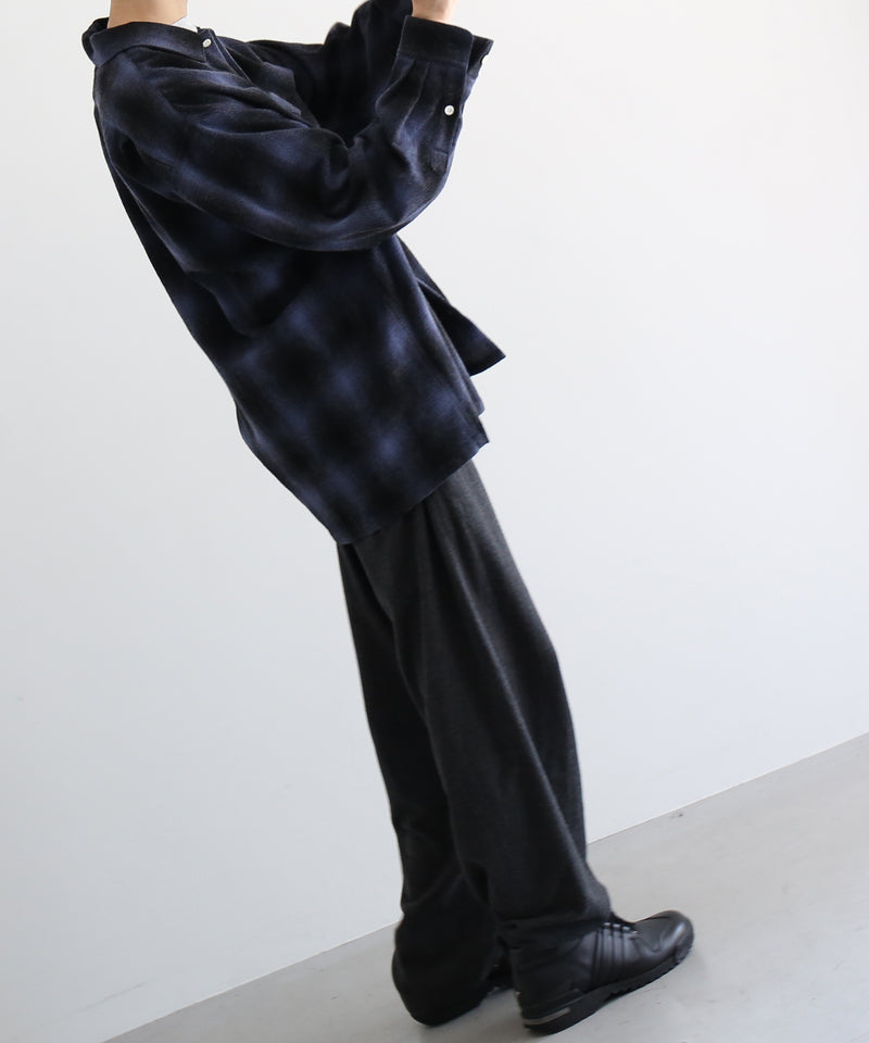 COTTON PAN Schaaf l/s oakland型 "BLACK×BLUE"