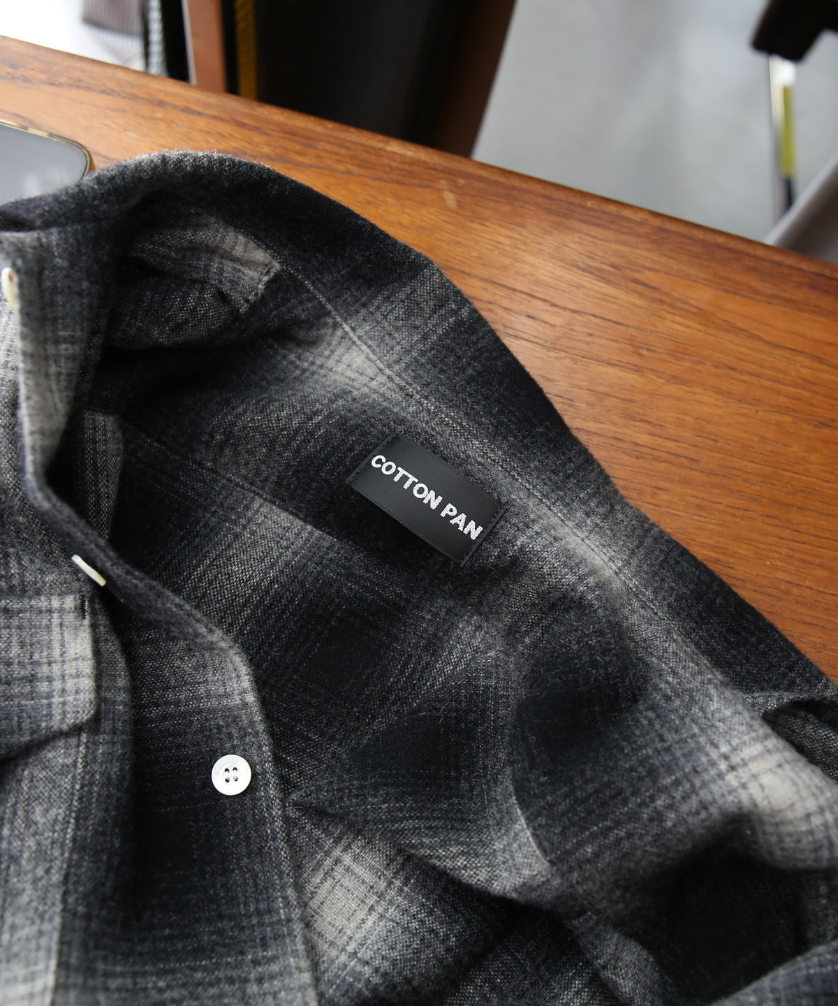 COTTON PAN Schaaf l/s oakland型 "BLACK×WHITE"