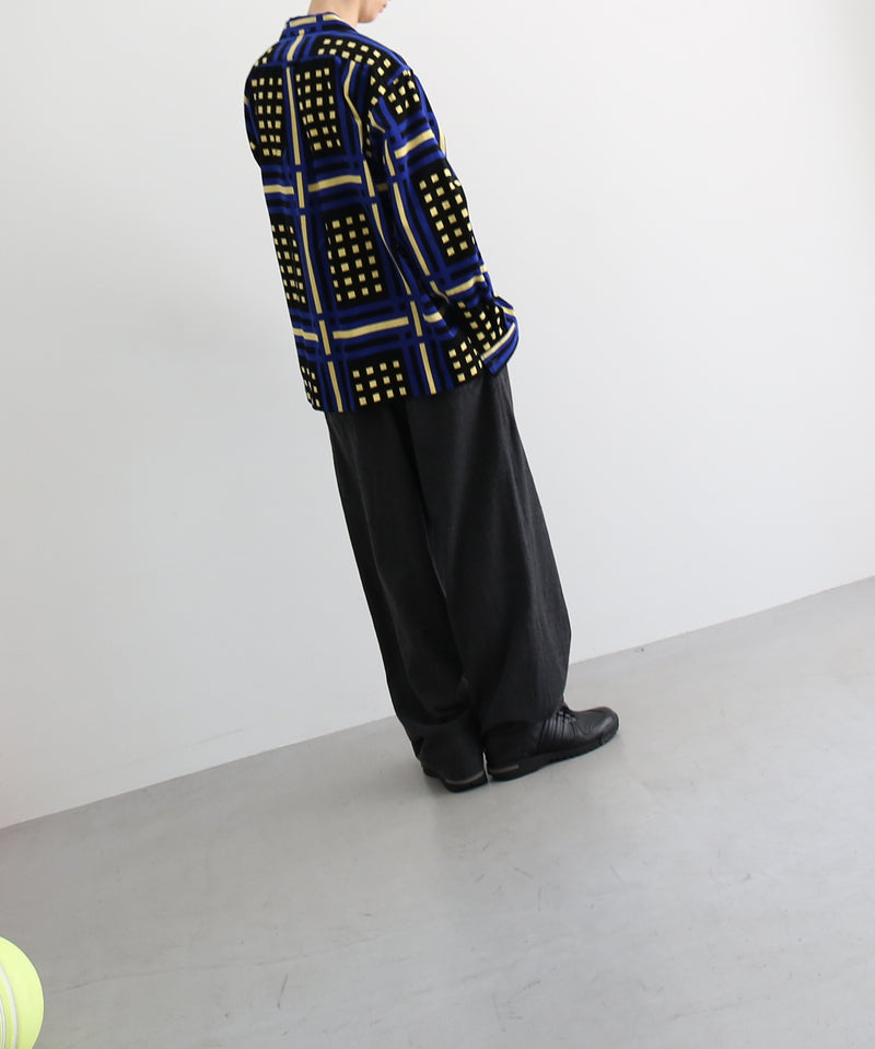 COTTON PAN ハンター l/s コーデュロイシャツ beach型 "BLUE"