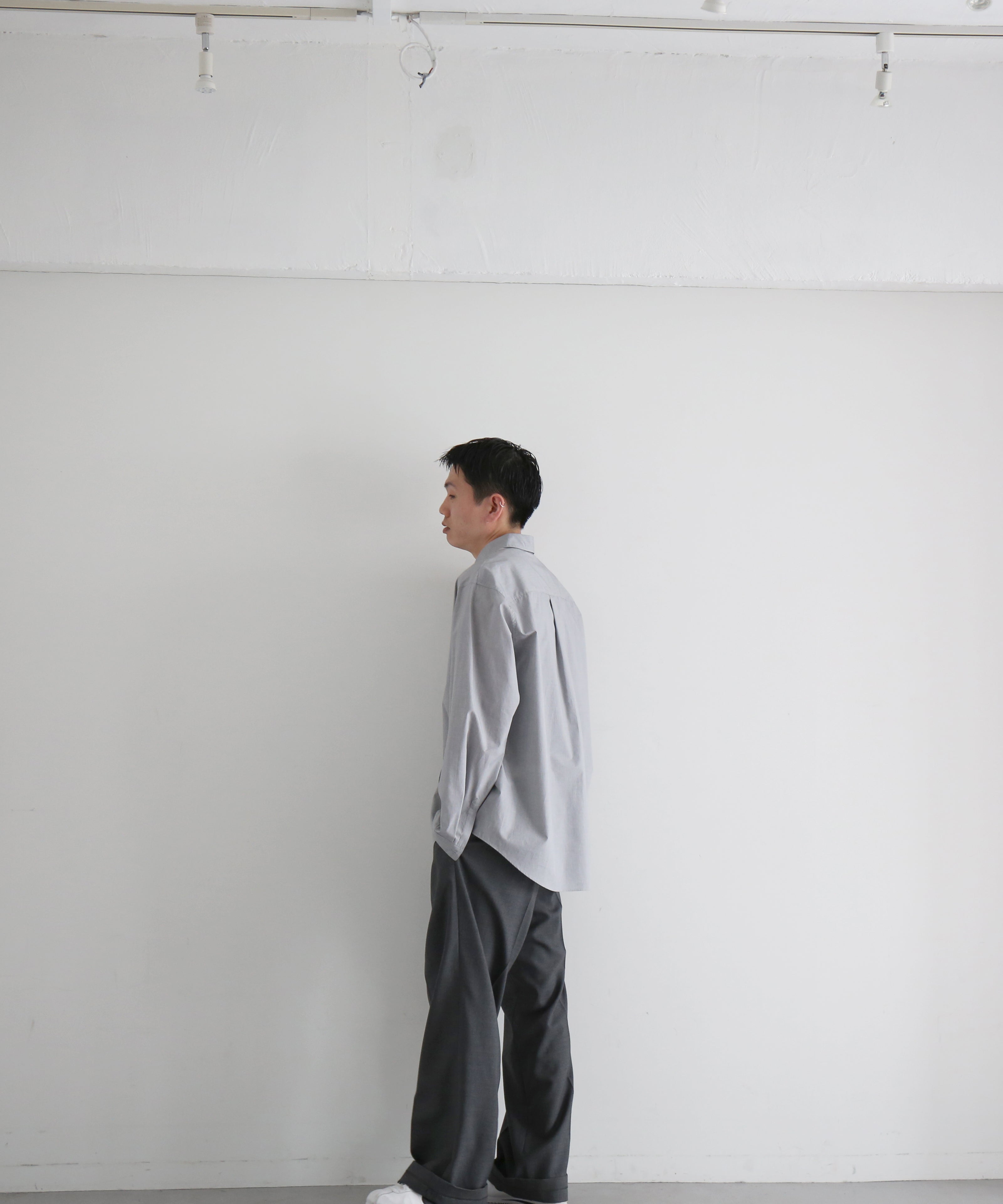 DIGAWEL Buttondown shirt "BLACK"