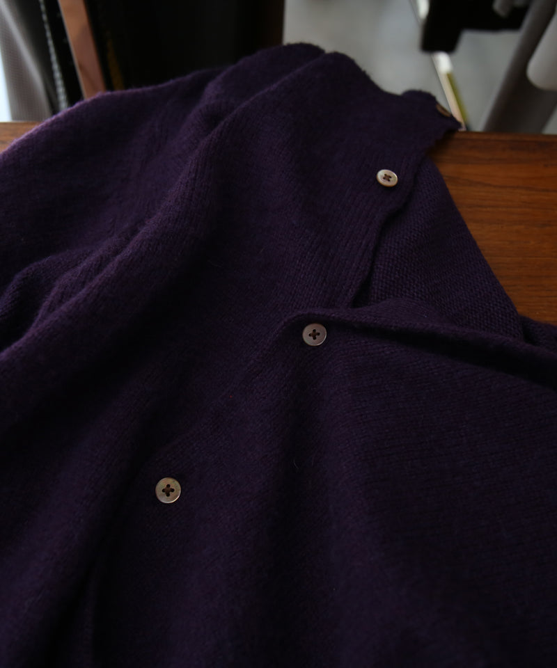URU Knit cardigan "PURPLE"
