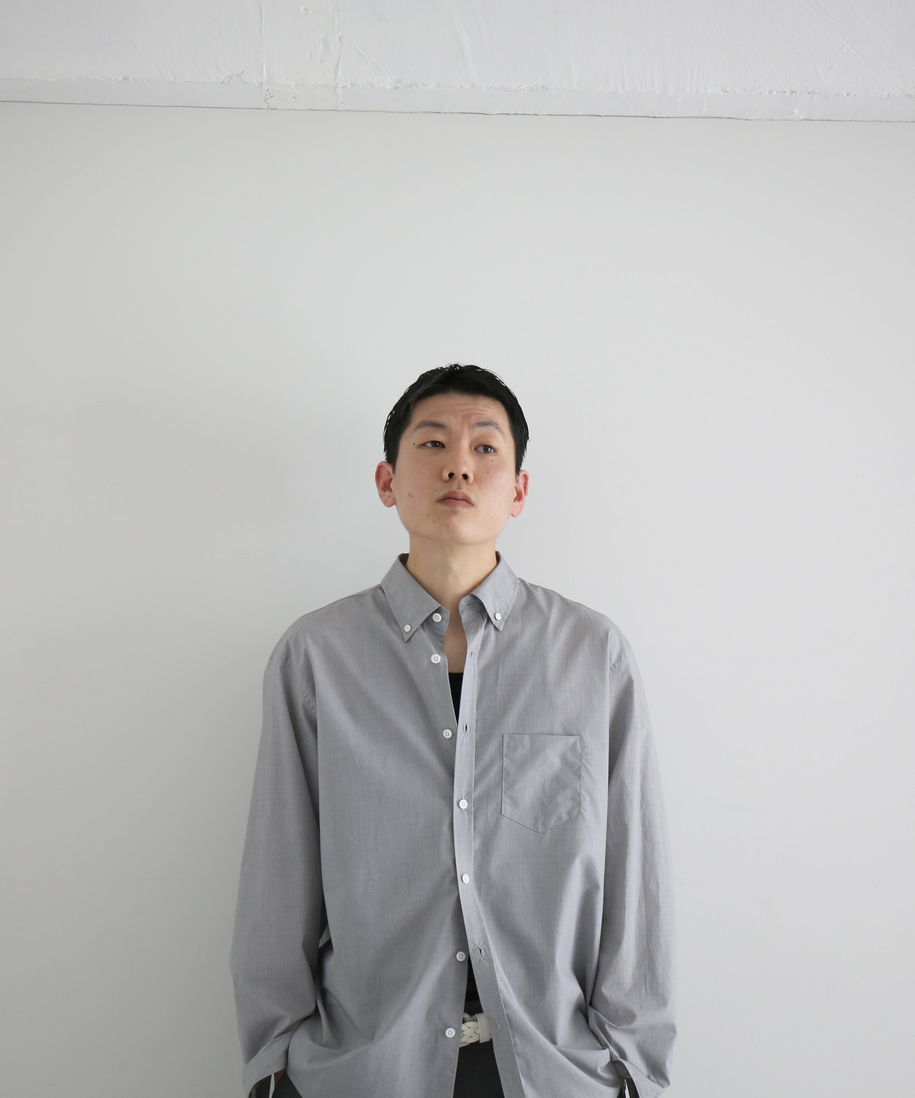 DIGAWEL【ディガウェル】メンズ 長袖シャツ Buttondown shirt 