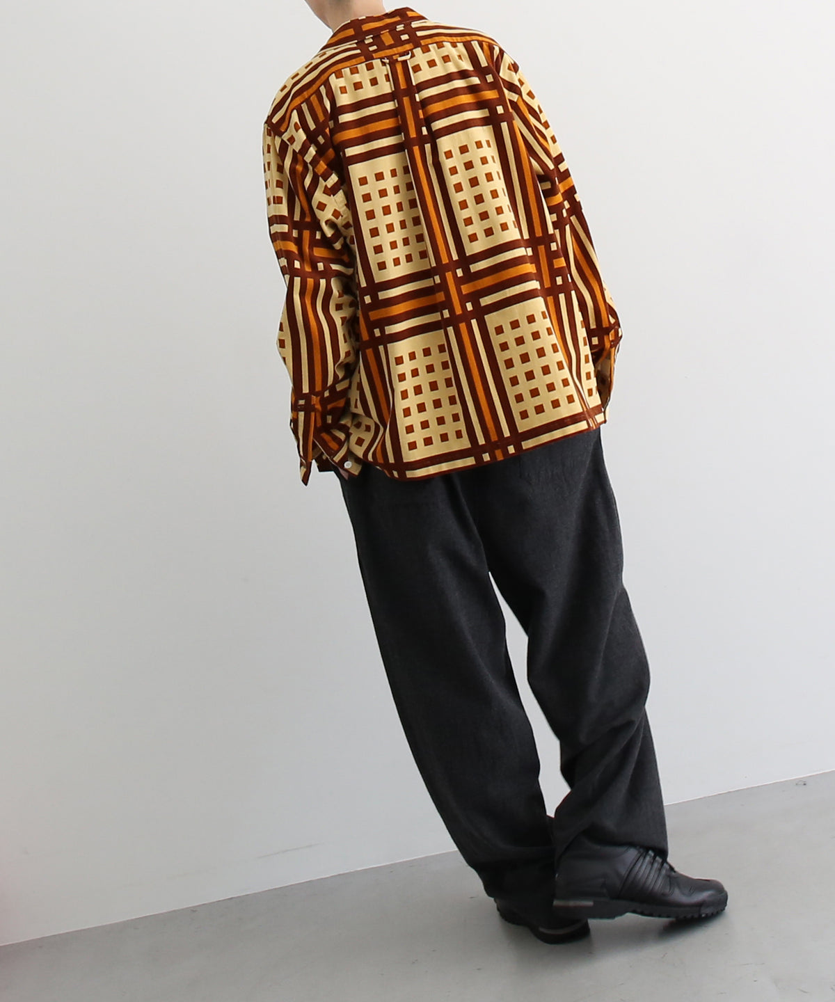 COTTON PAN ハンター l/s コーデュロイシャツ beach型 "BEIGE"