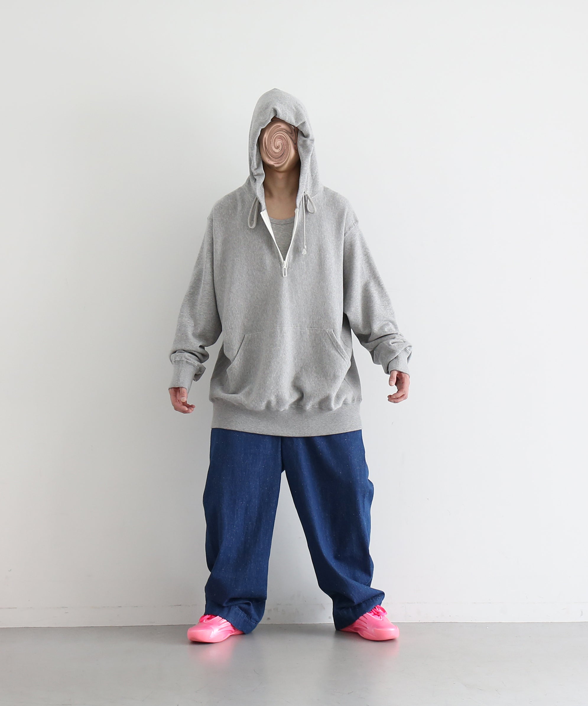 gourmet jeans Half zip hoodie "RAME"