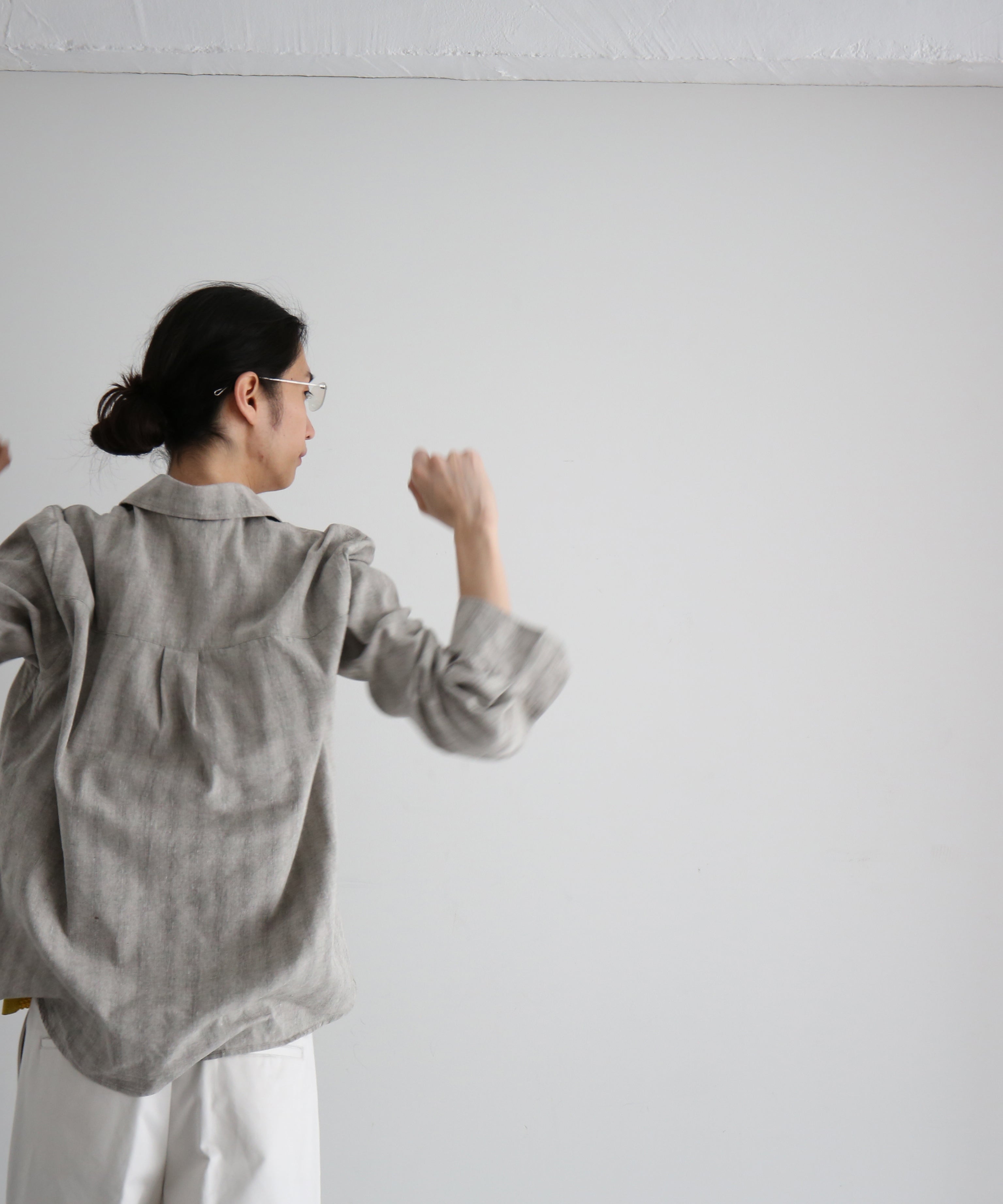 OUR LEGACY Above shirt "SAGE TRAIL CHECK DRYLINE WEAVE"