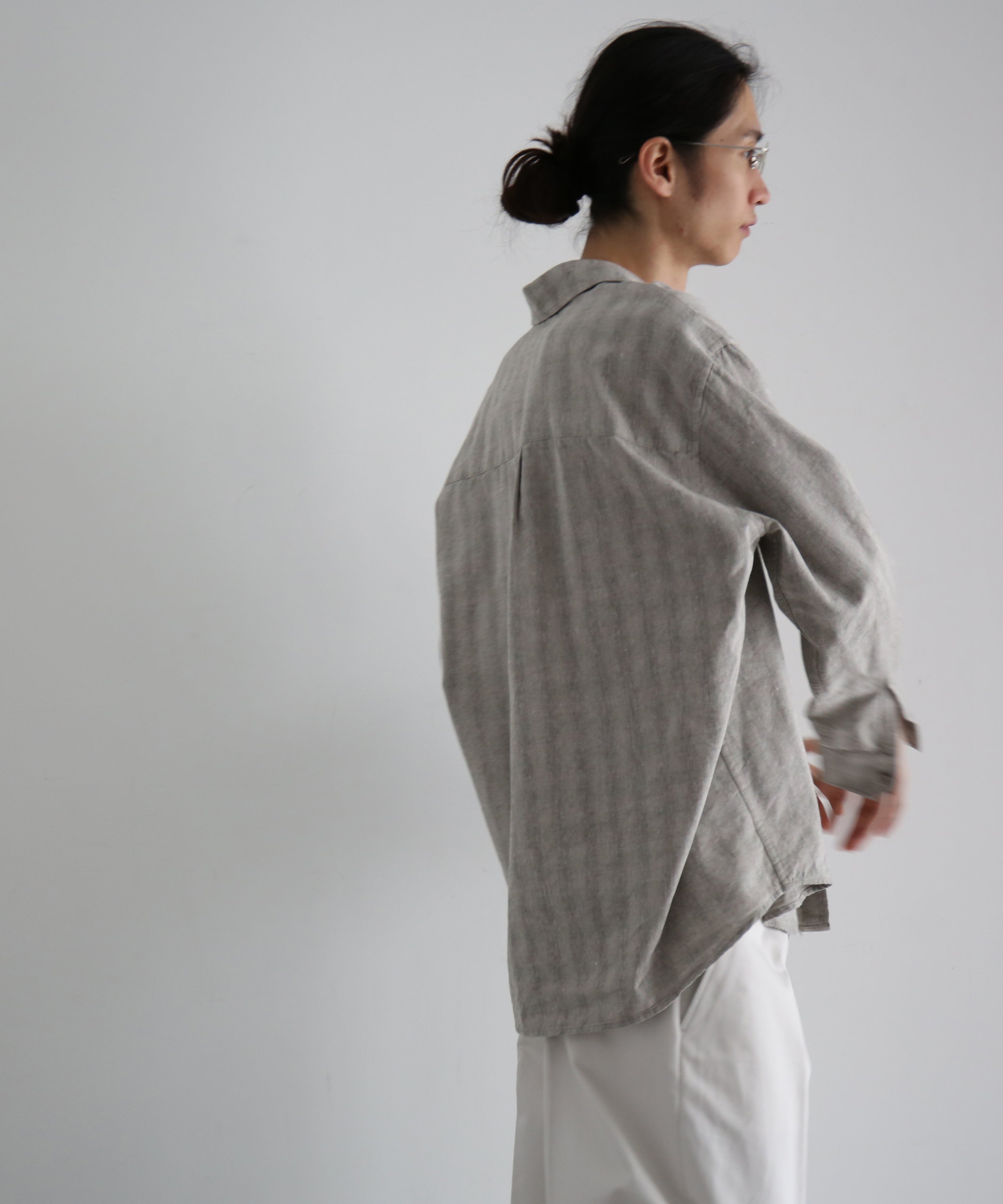 OUR LEGACY Above shirt "SAGE TRAIL CHECK DRYLINE WEAVE"