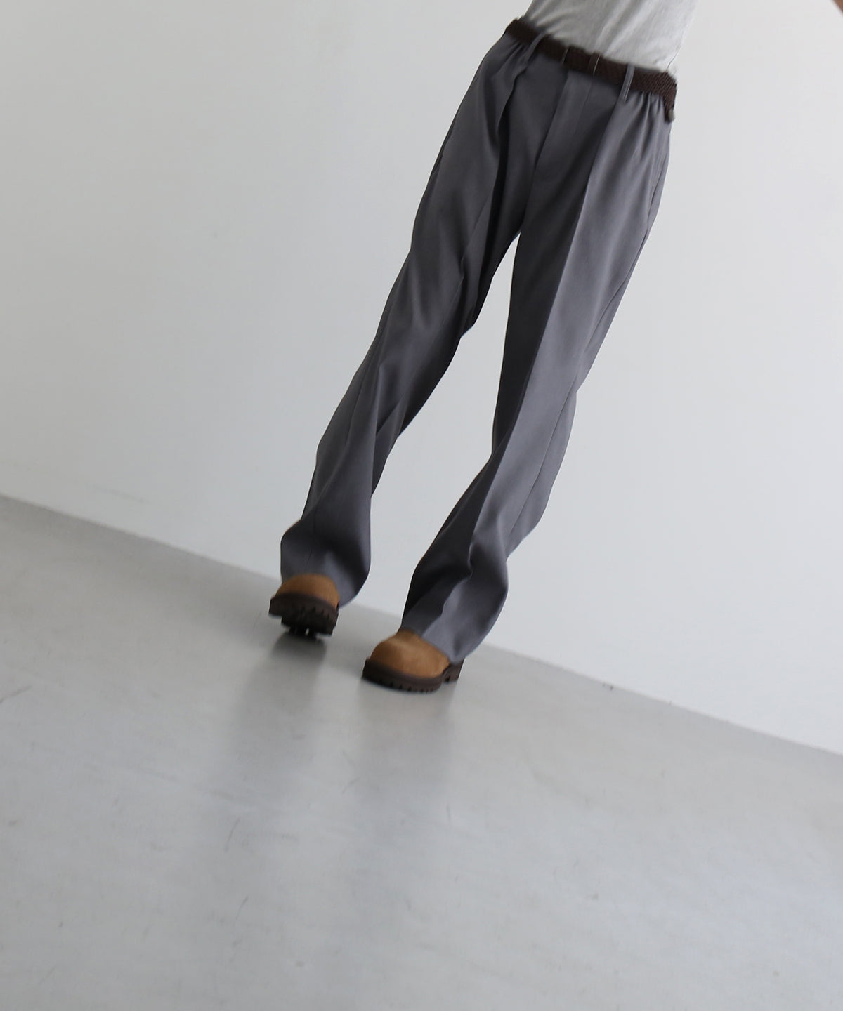 UNUSED Uw1203 straight slacks “GRAY"