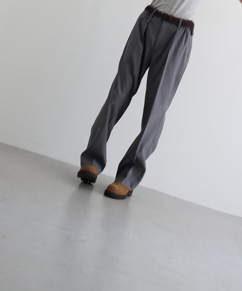 UNUSED Uw1203 straight slacks “GRAY"