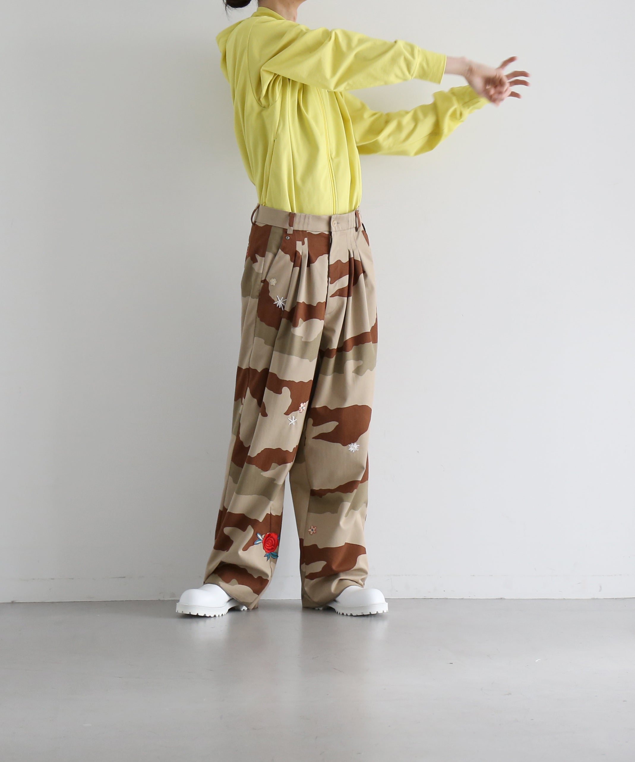 BLESS Ultrawidepleated "CAMOUFLOWER UNIQUE"