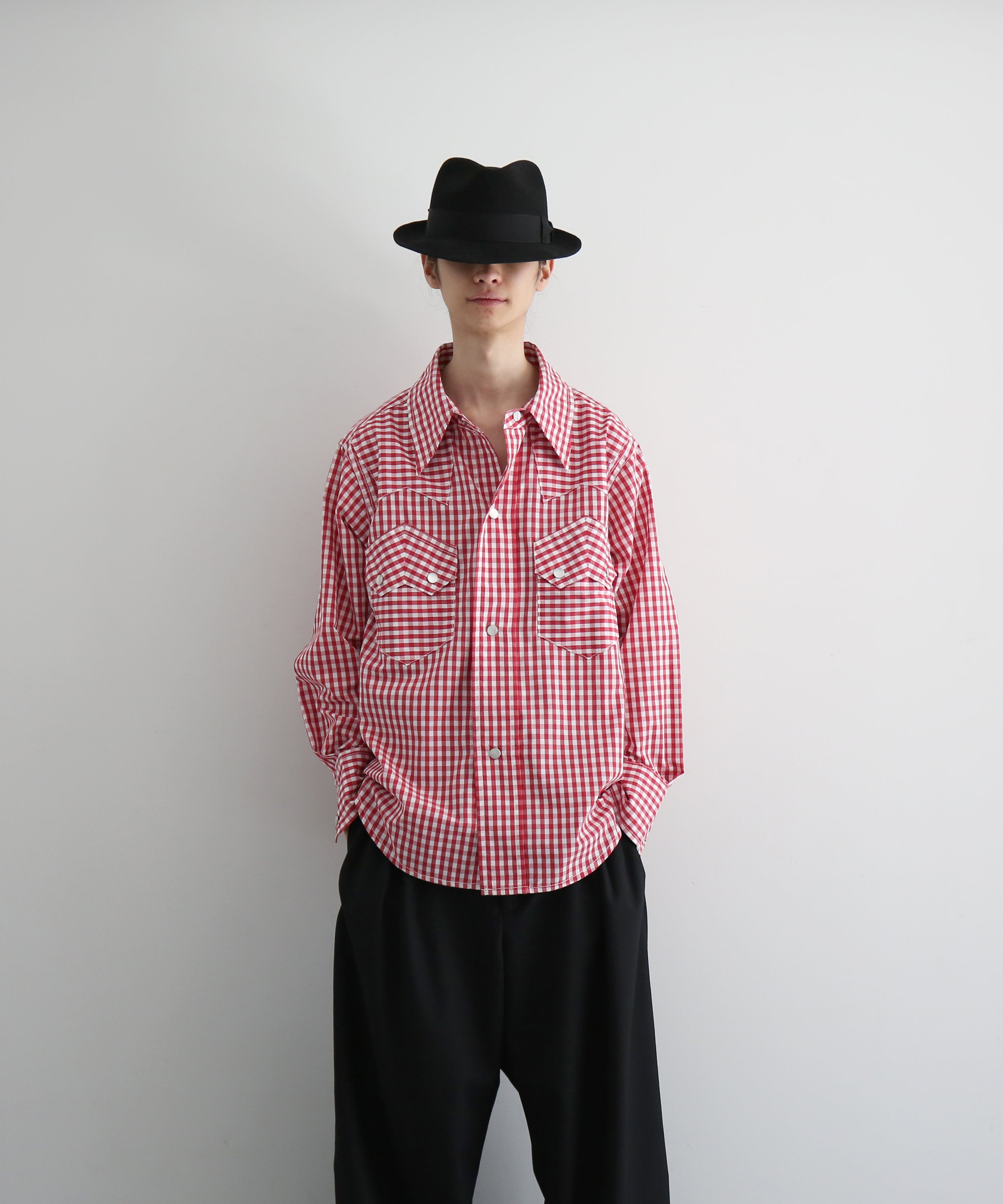 KOOKY ZOO Juvenile western shirt type3 "RED"