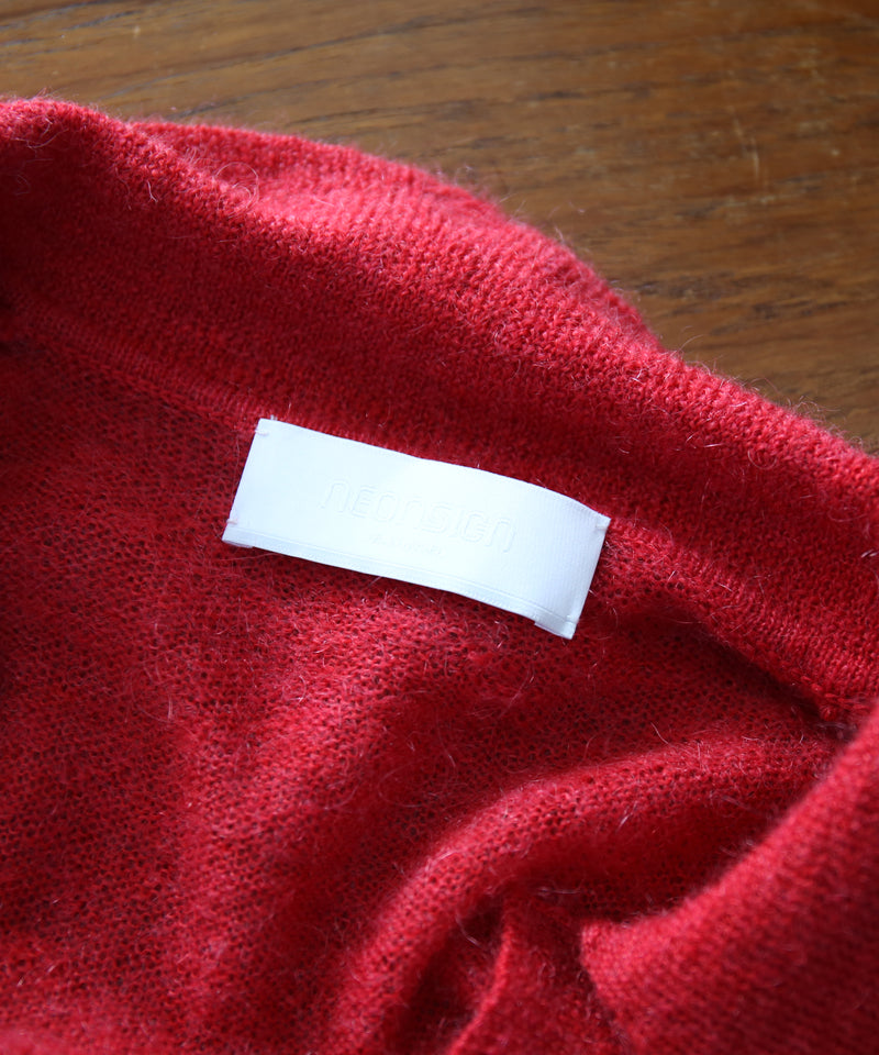 【Pre order】NEONSIGN Destroy knit -type : s "BLACK"