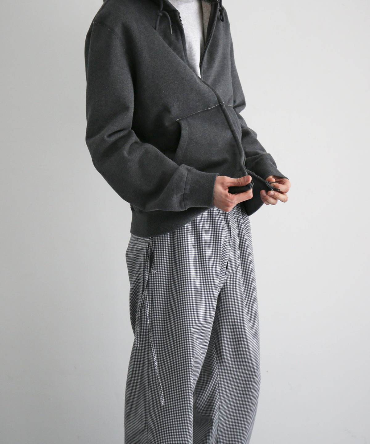 KAIKO x HARU Double zip parka "D.FIGURE"