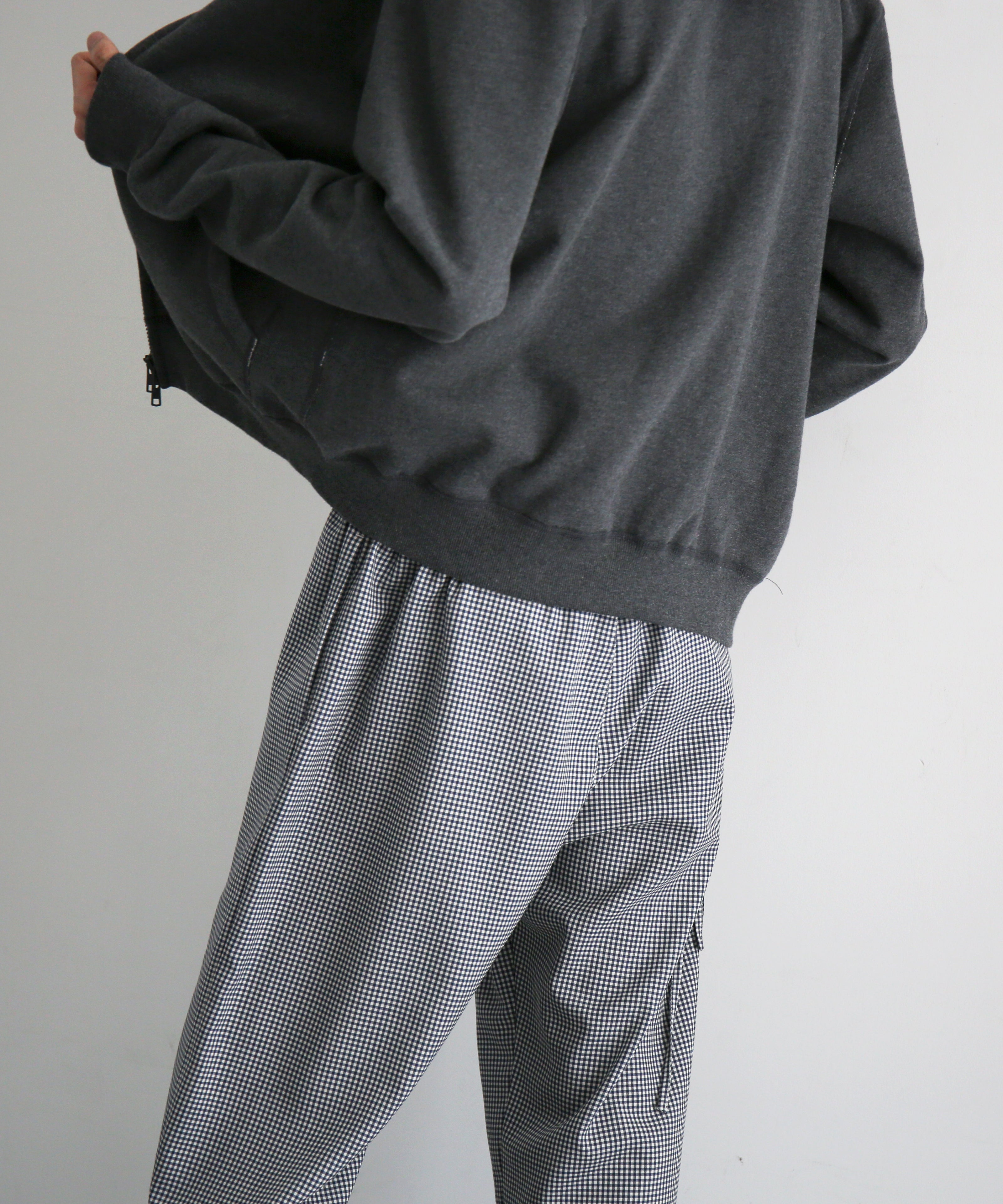 KAIKO グレー フルジップパーカー KAIKO【カイコー】double zip parka 