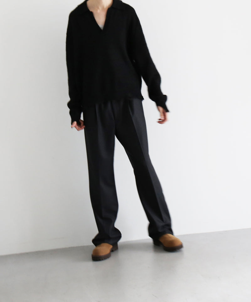 【Pre order】NEONSIGN Destroy knit -type : s "BLACK"