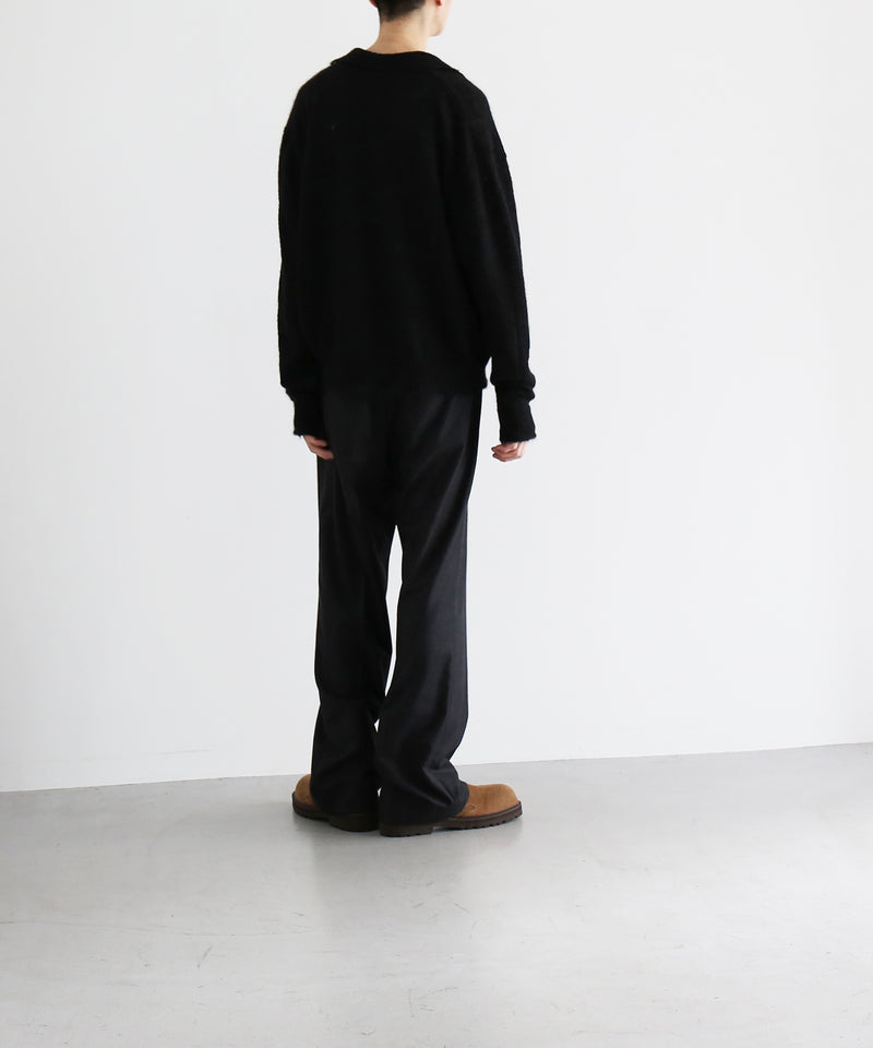 【Pre order】NEONSIGN Destroy knit -type : s "BLACK"