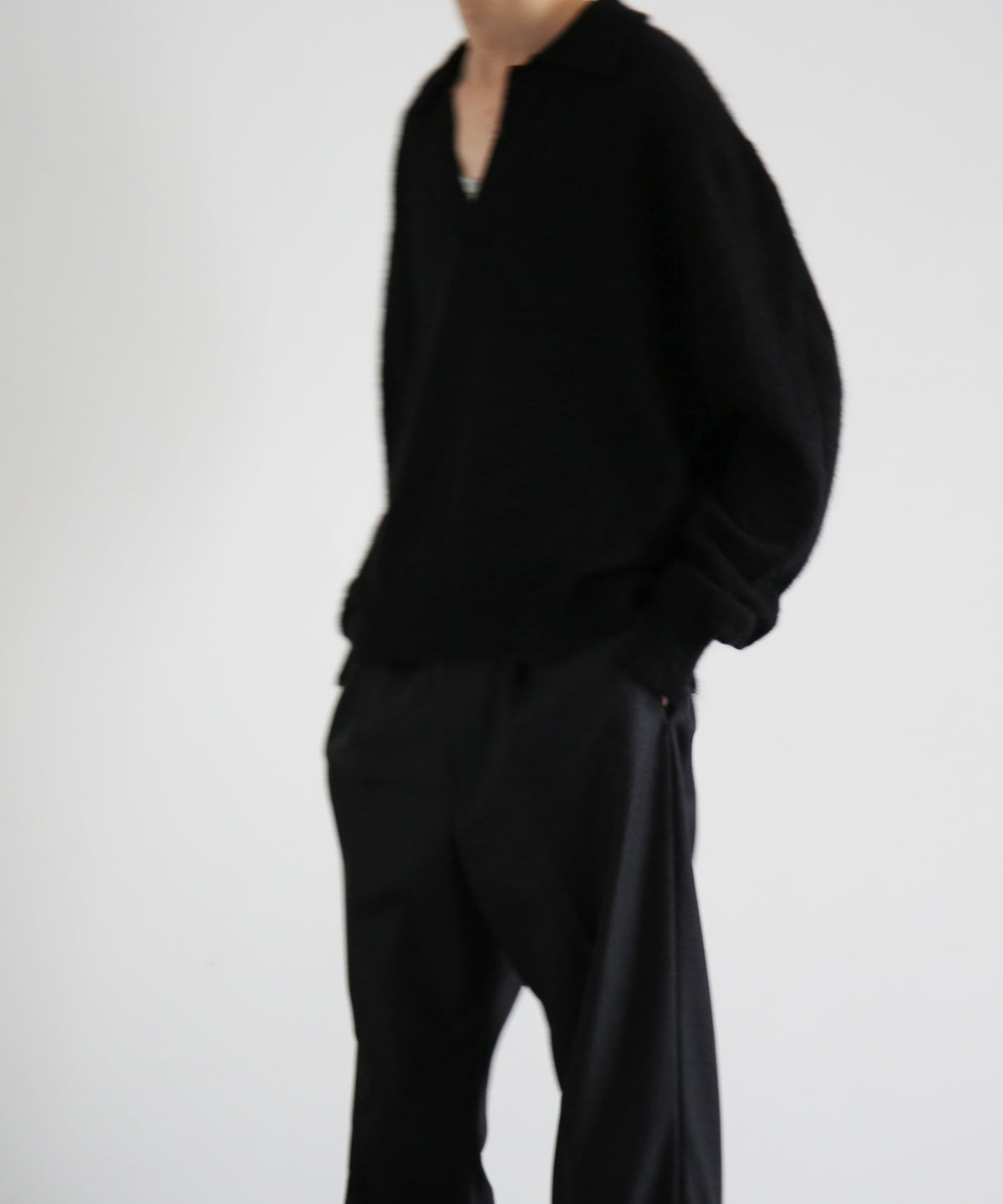 【Pre order】NEONSIGN Destroy knit -type : s "BLENDED RED"