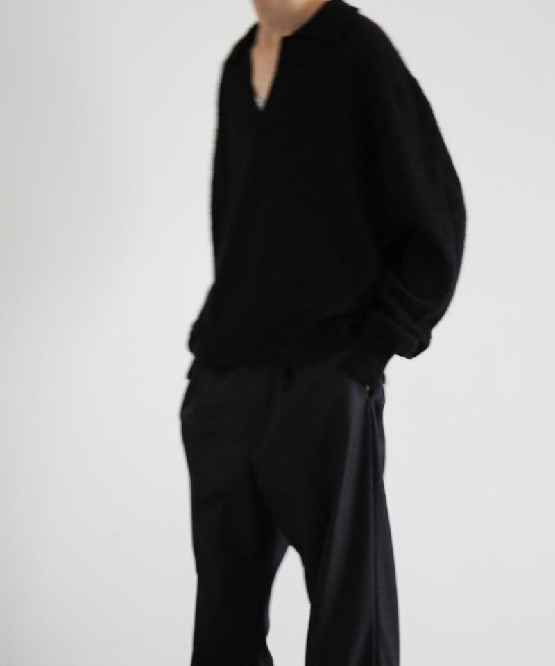 【Pre order】NEONSIGN Destroy knit -type : s "BLENDED RED"