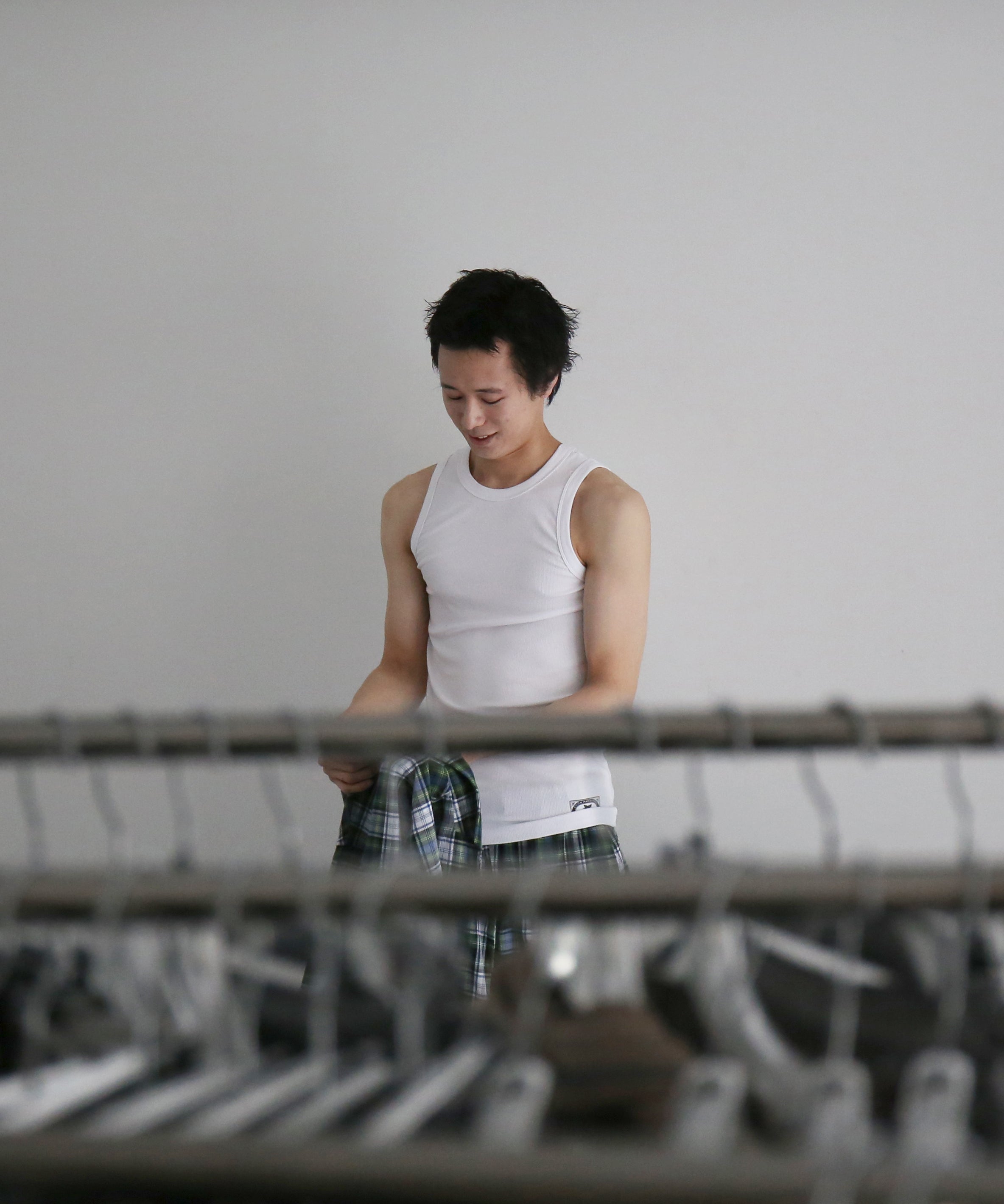 Evisen Skateboardsゑ Match logo tank top(2pack) "WHITE"