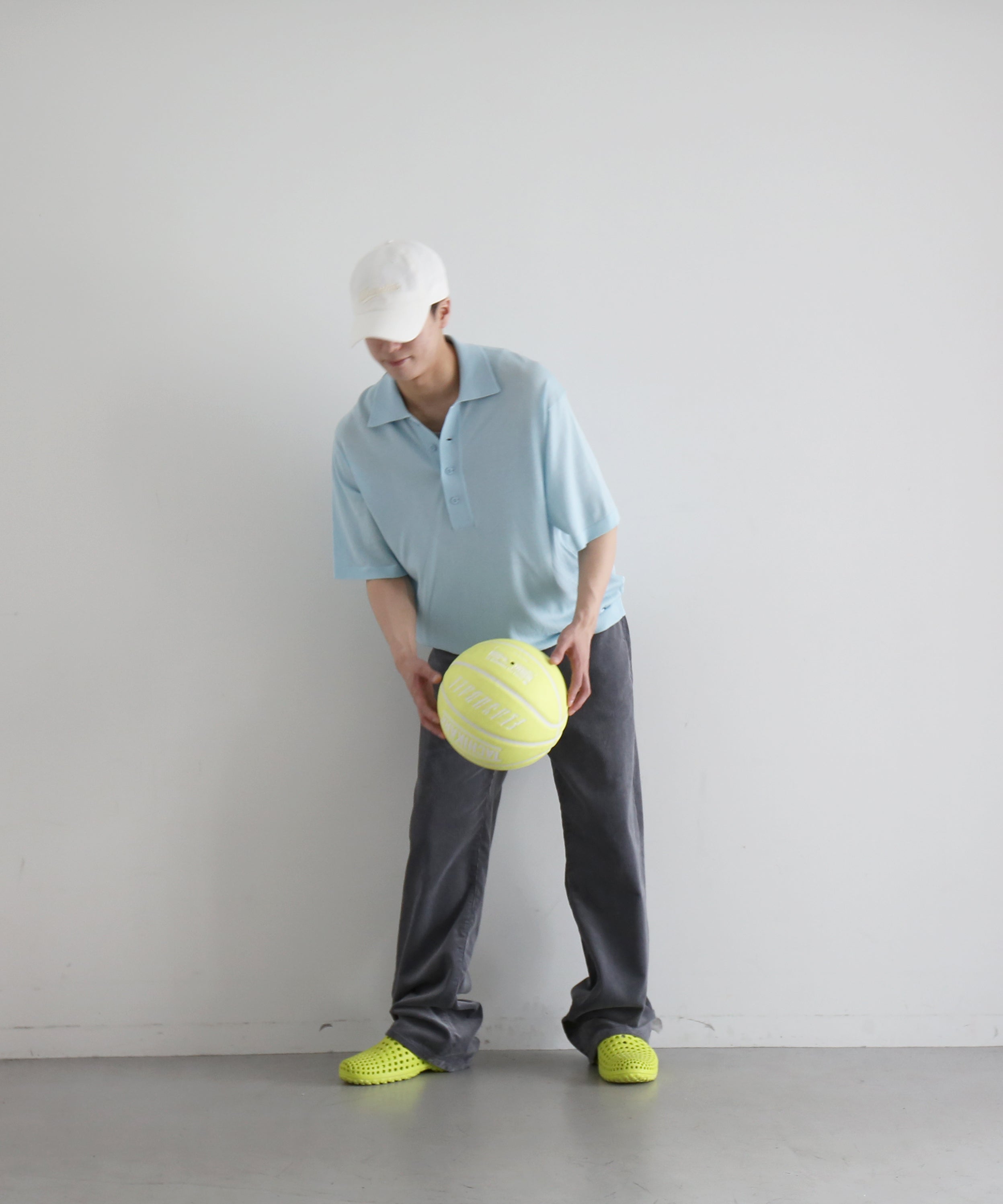 【EXCLUSIVE】crepuscule S/s polo "SAX"