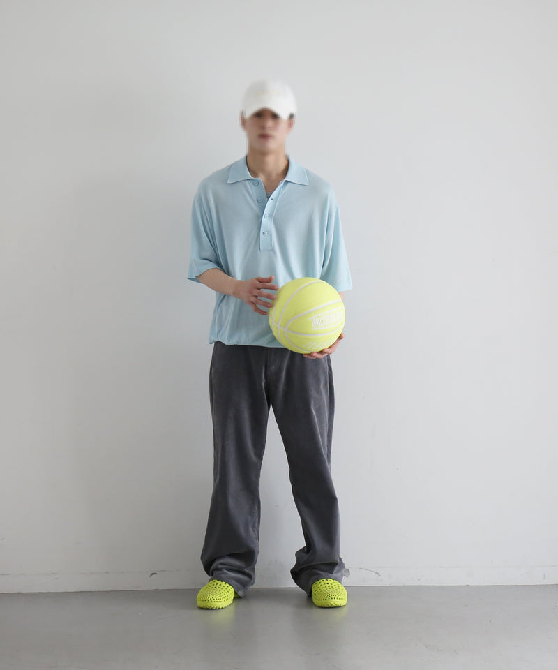 【EXCLUSIVE】crepuscule S/s polo "SAX"