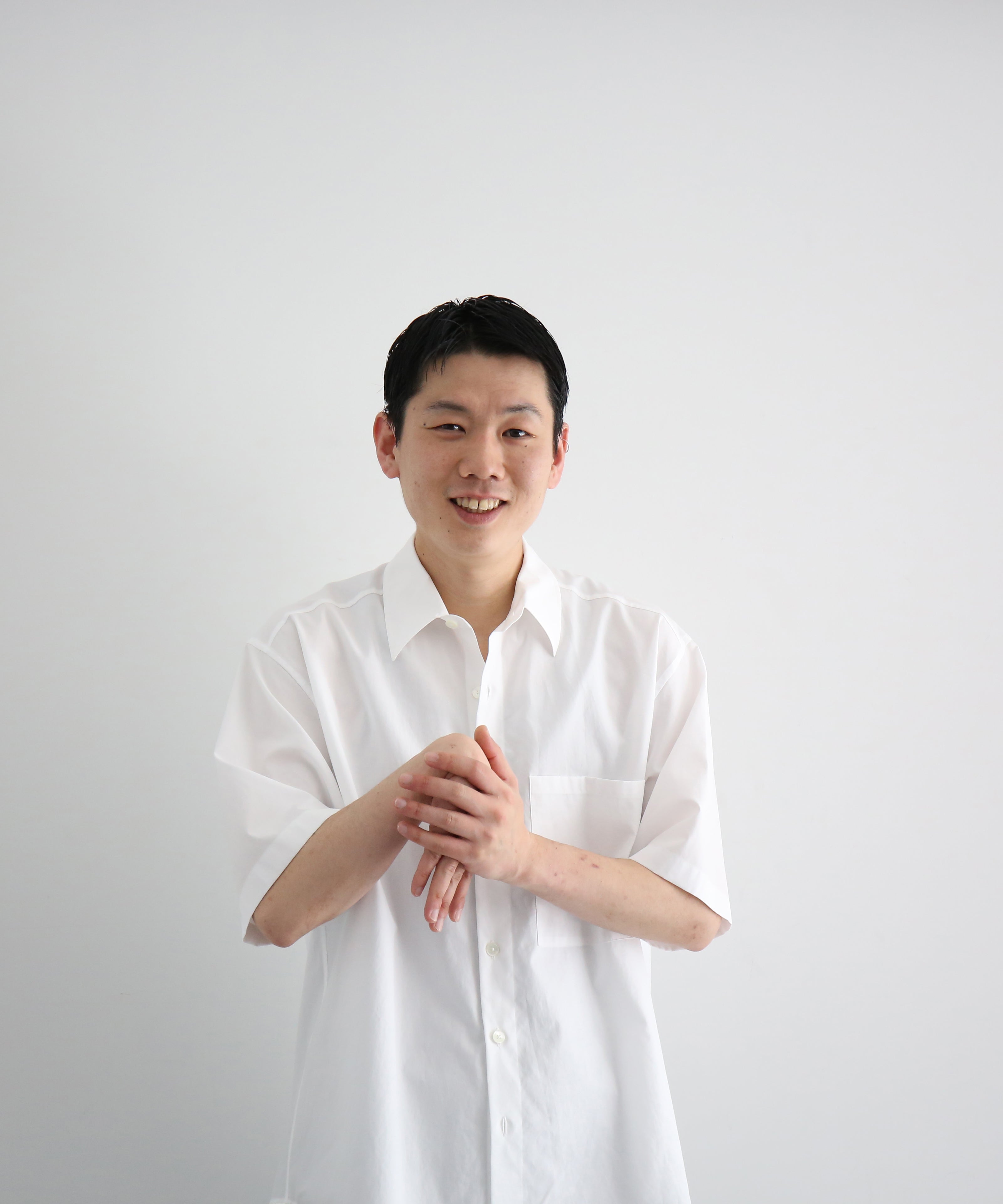 AURALEE【オーラリー】メンズ 長袖シャツ Washed finx twill big half