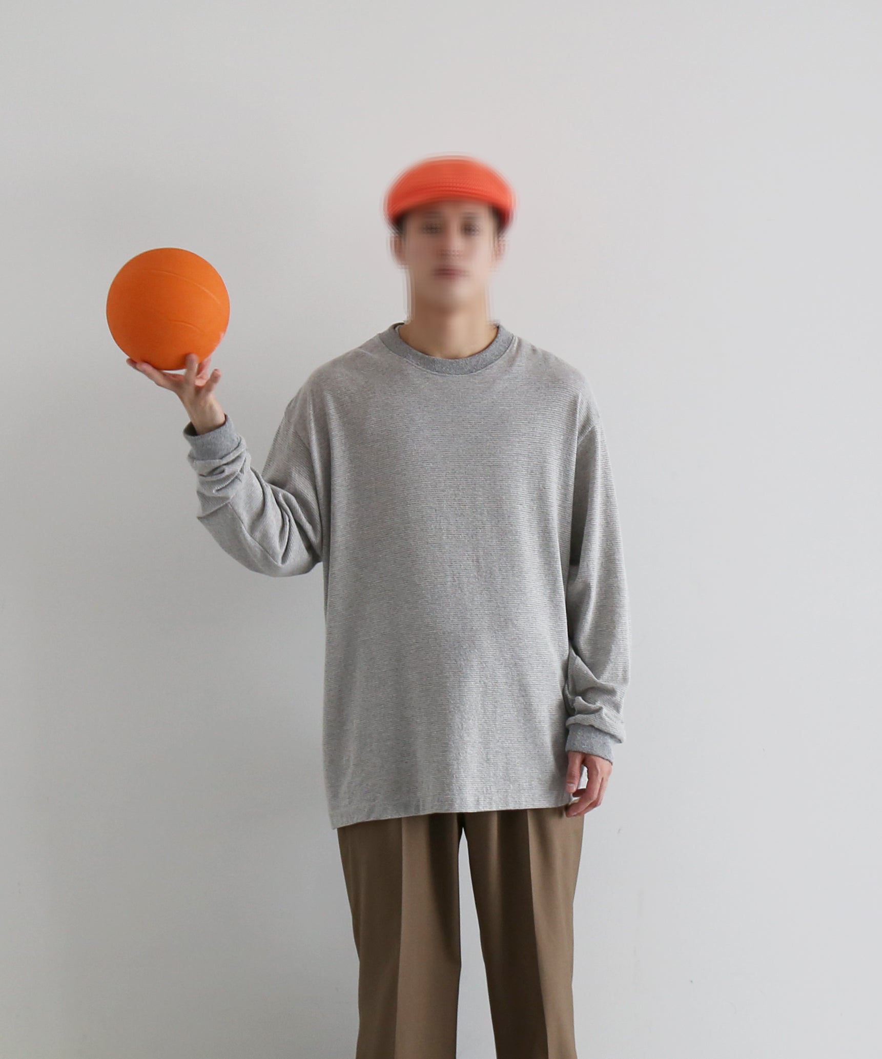 crepuscule Border l/s cutsew "L.GRAY"
