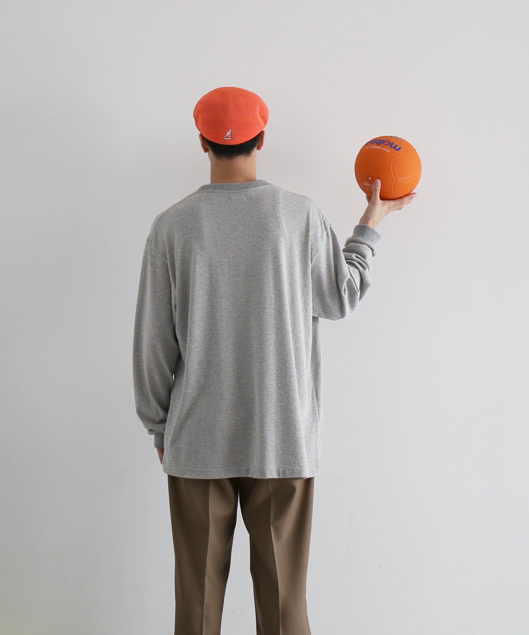 crepuscule Border l/s cutsew "L.GRAY"