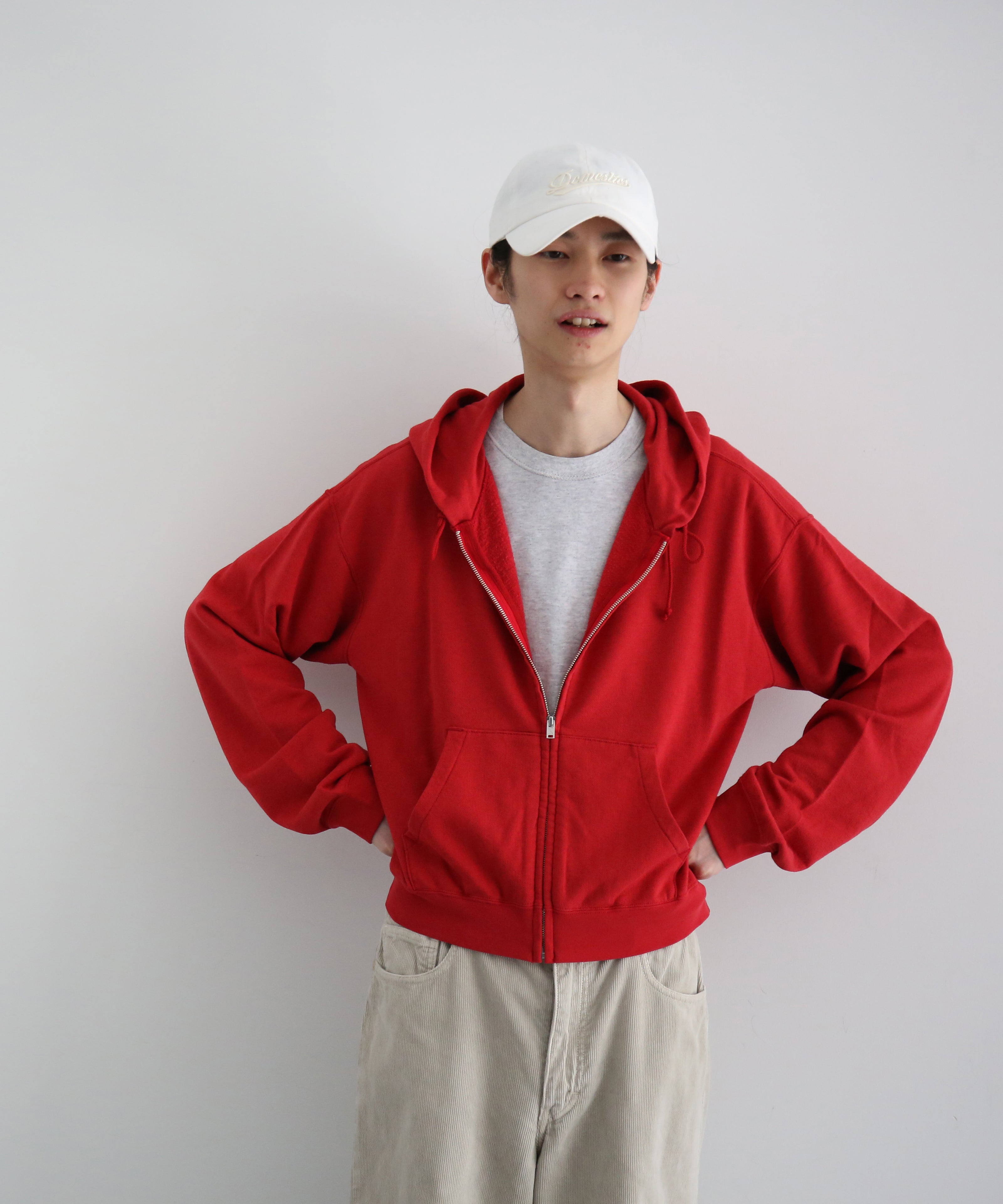 AURALEE【オーラリー】High twist light sweat zip parka 