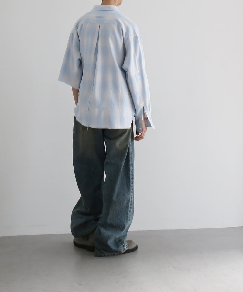 ensou. Left-handed shirt "A.SONIC BLUE"