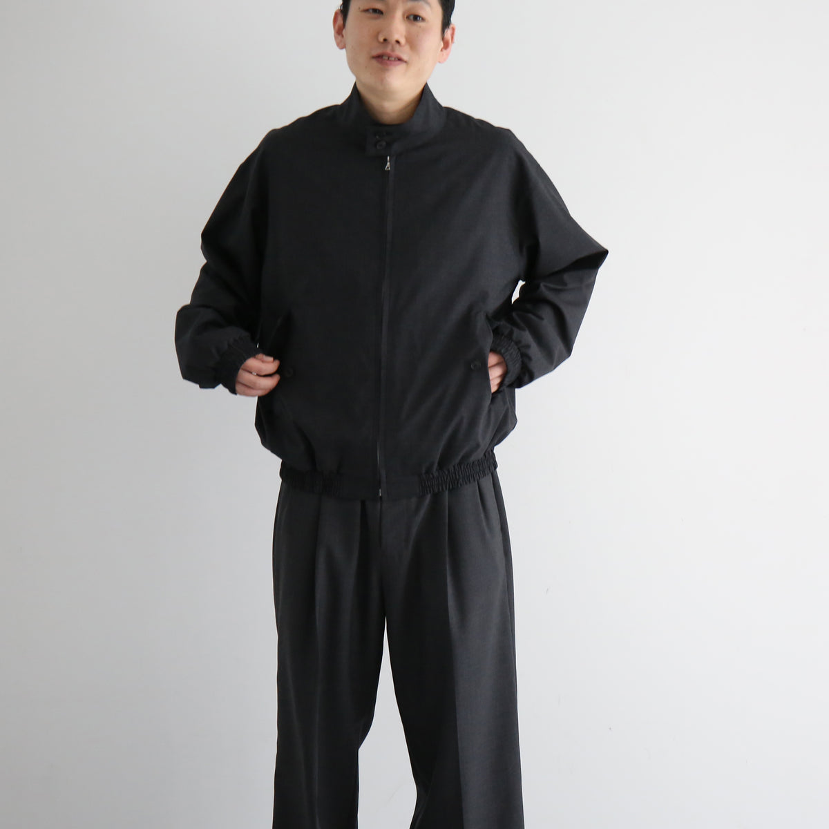 AURALEE【オーラリー】Ultra fine tropical wool zip blouson 